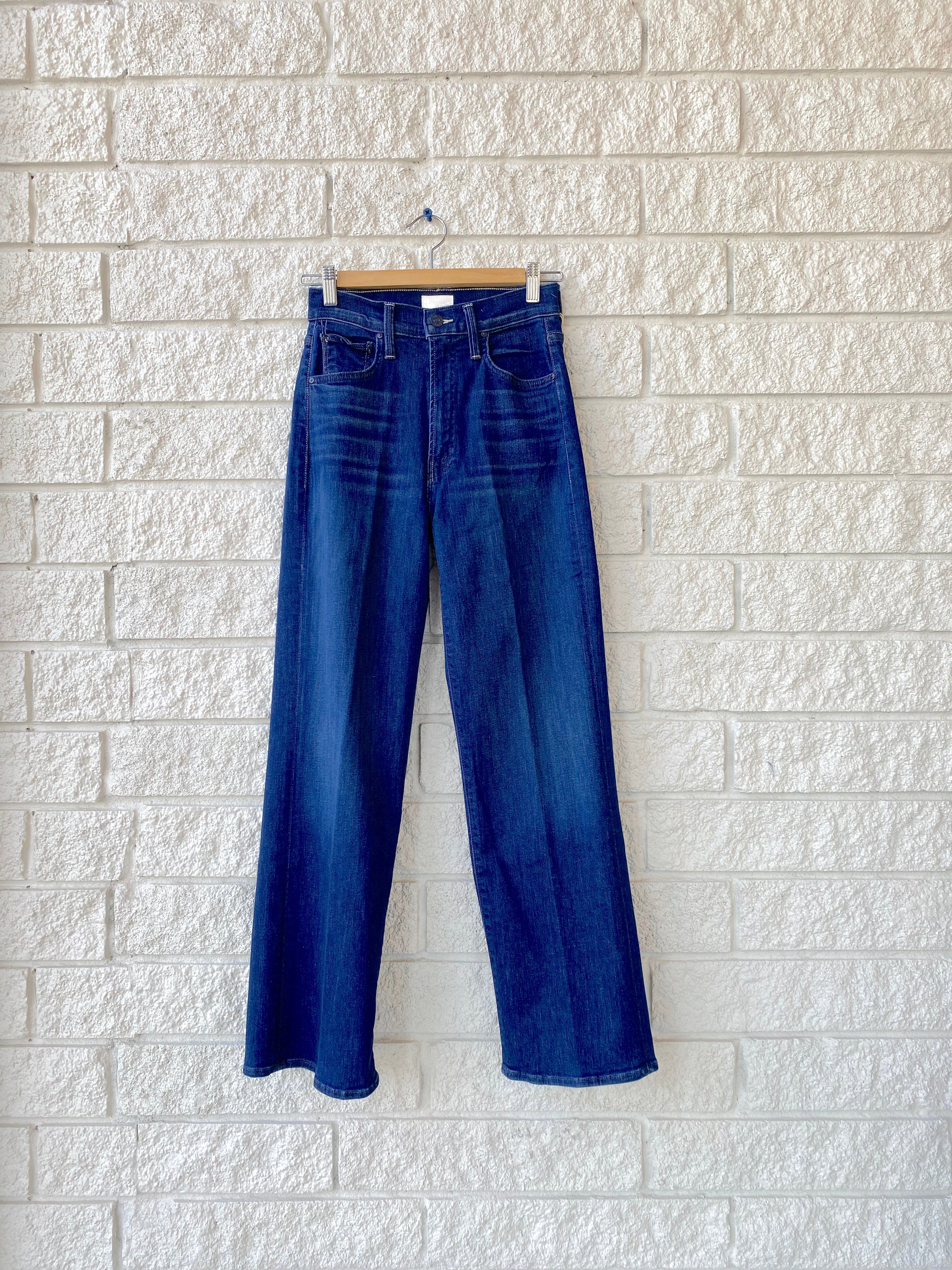  Upcycling Classic Blue Denim Jeans Pants Doctor Style