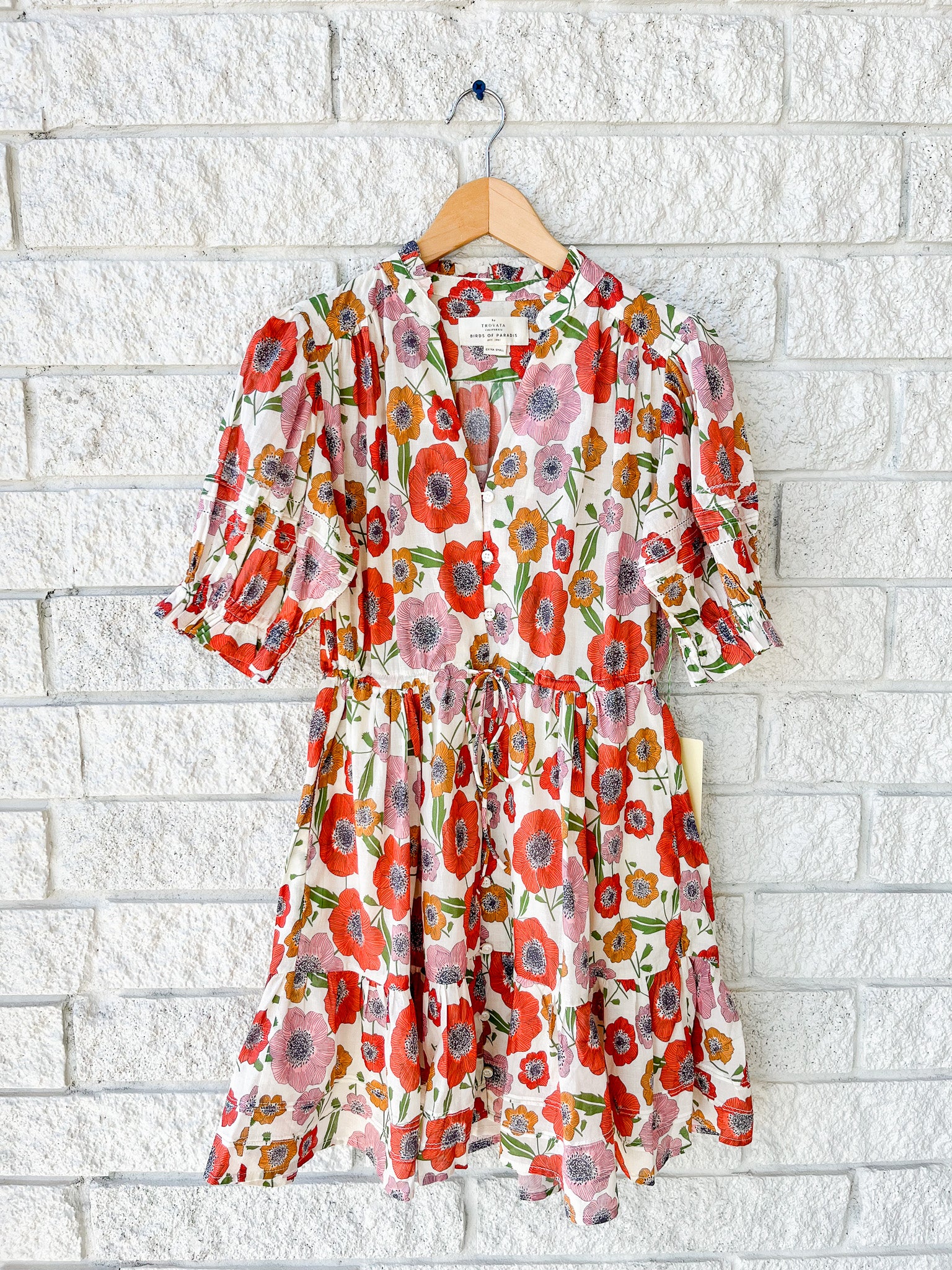 Phoebe Dress Poppy Costa