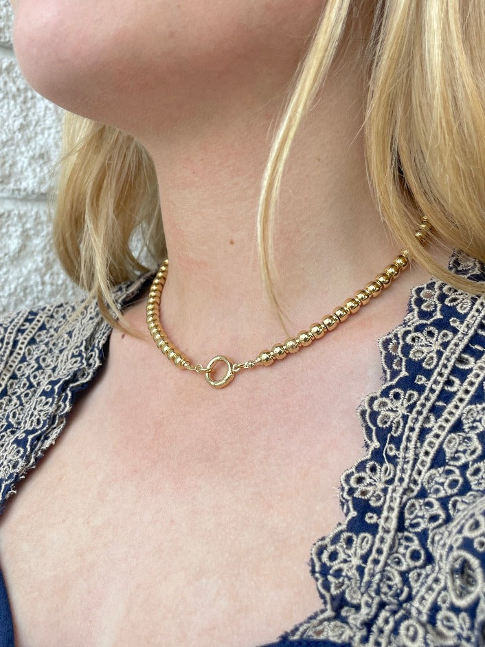 LAURA LOMBARDI Bianca Necklace in Gold | FWRD