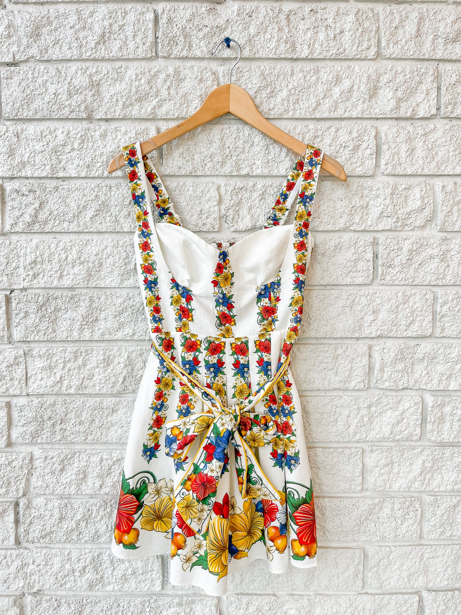 Tropi Off-White Mini Dress