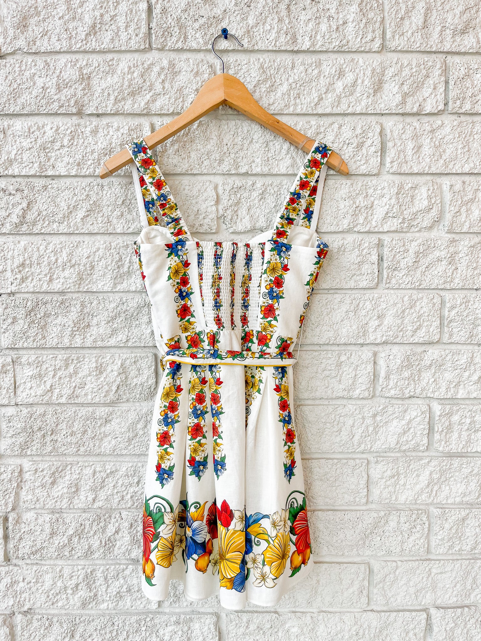 Tropi Off-White Mini Dress