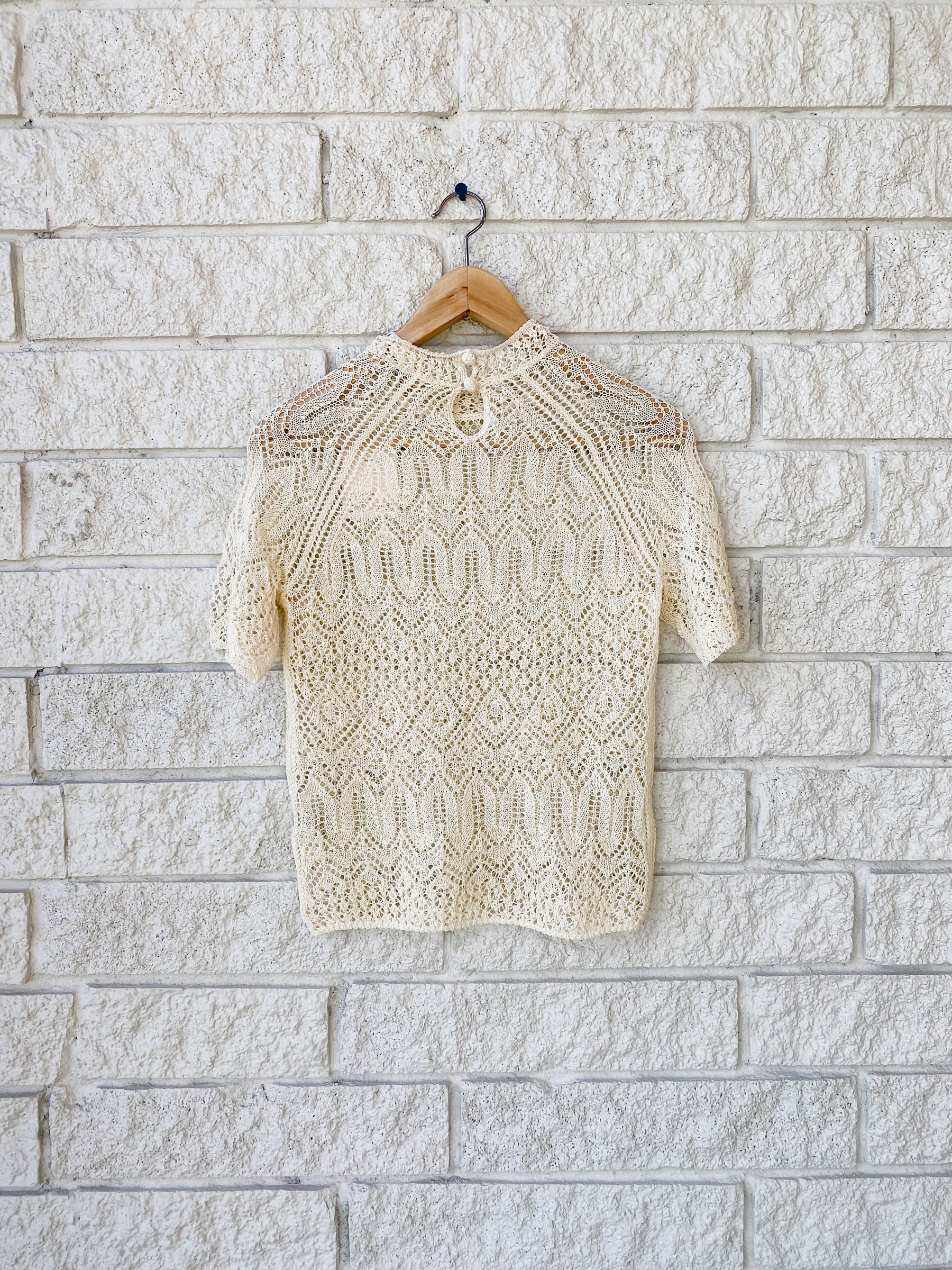 August Lace Knit Tee