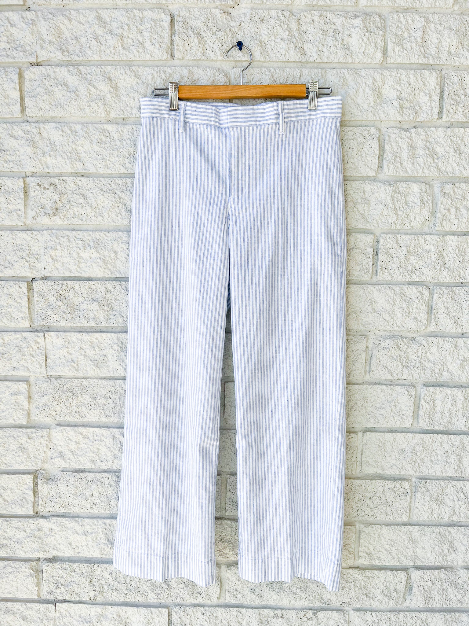 The Wexford Wide Leg Linen Pant