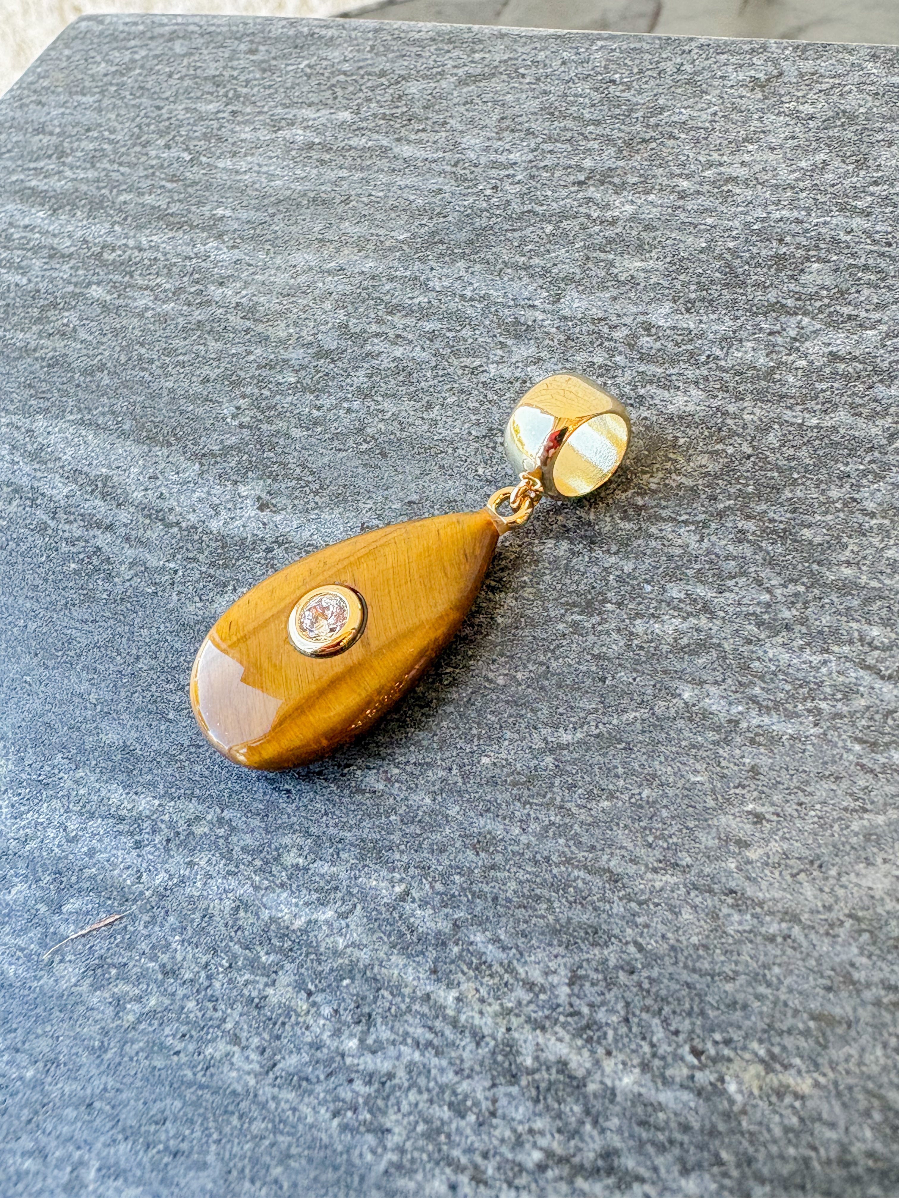 Bardot Tigers Eye Bail Charm