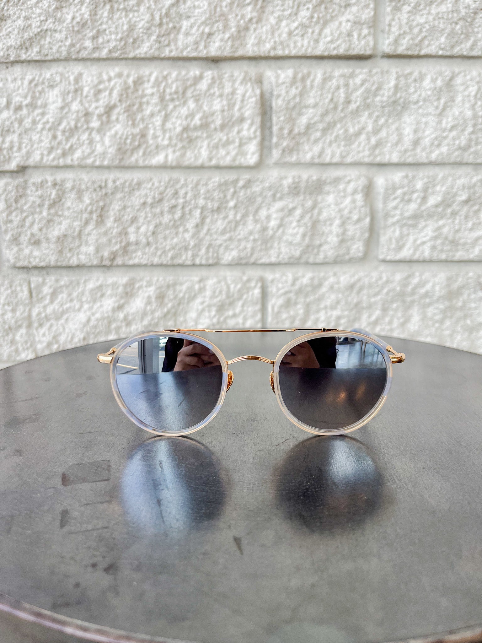 Chartres Frame in Crystal 24K Polarized