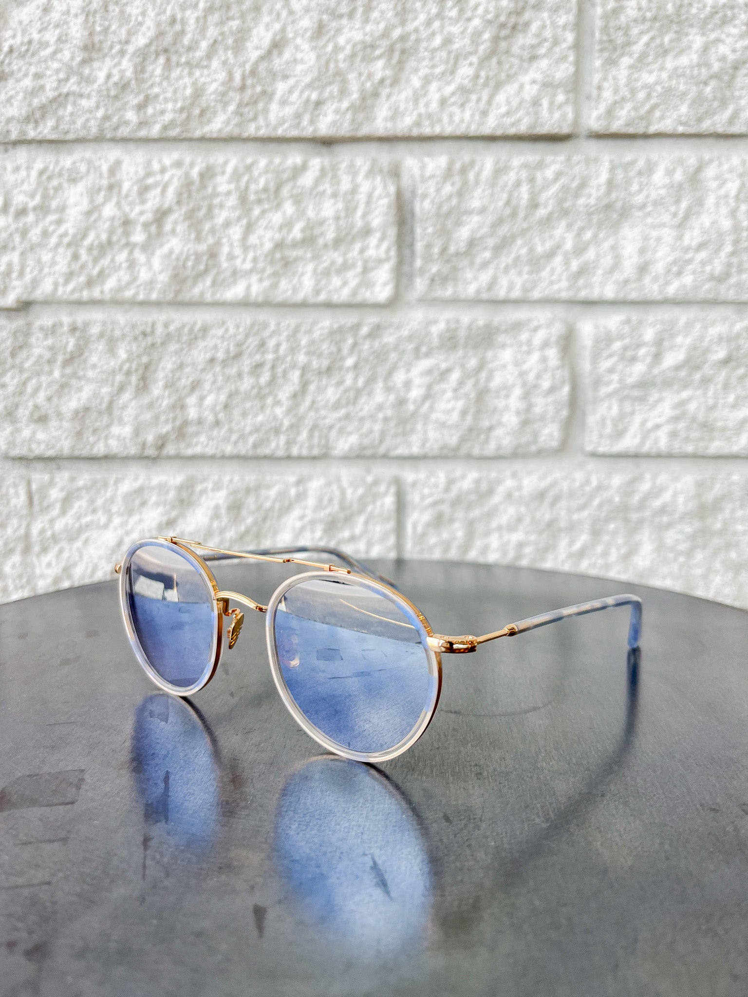 Porter 18K Titanium + Opaline Mirrored