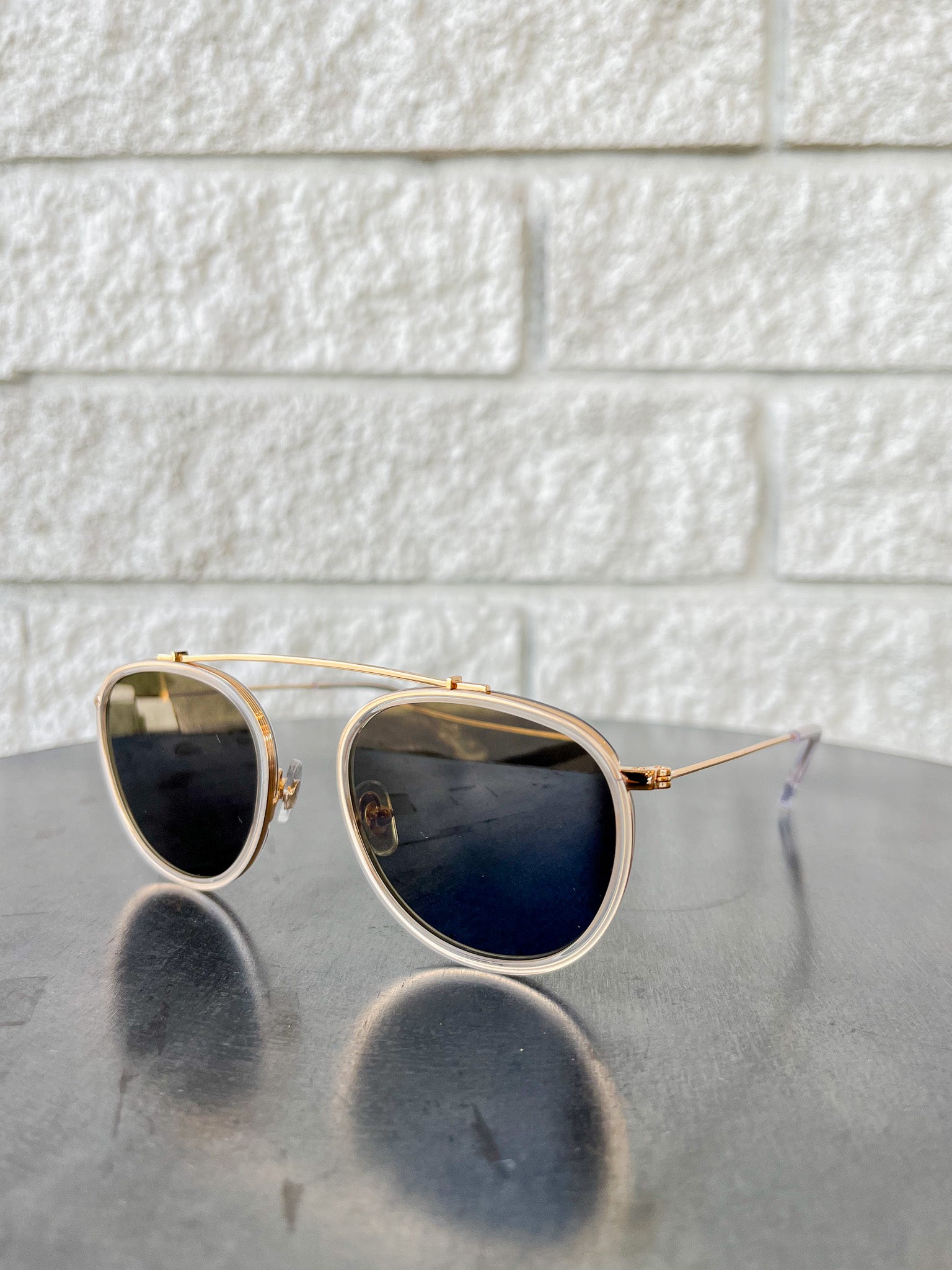 Chartres Frame in Crystal 24K Polarized