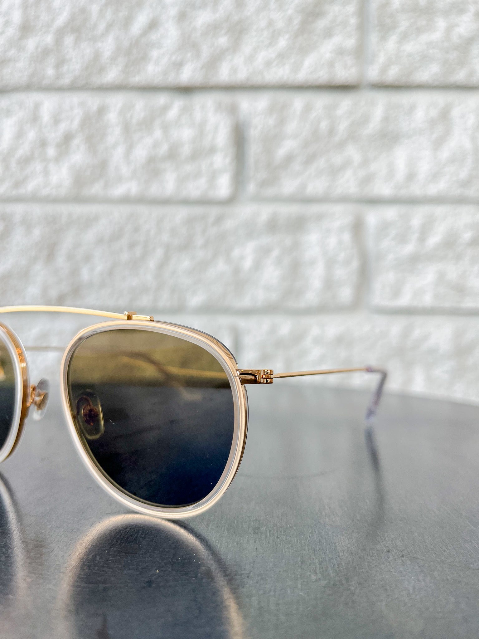 Chartres Frame in Crystal 24K Polarized