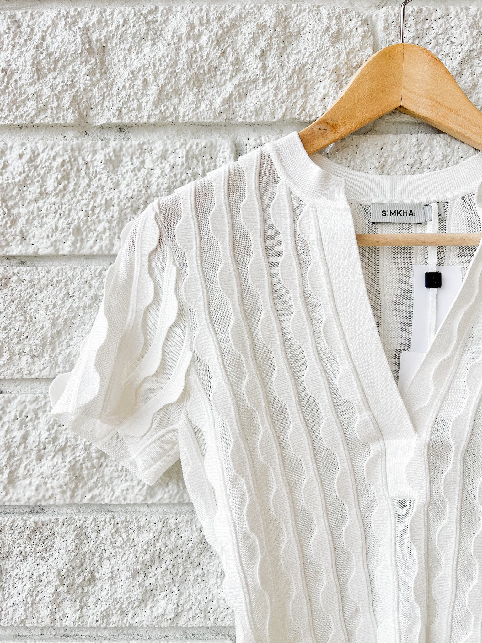 Mallorie Scalloped Knit Polo