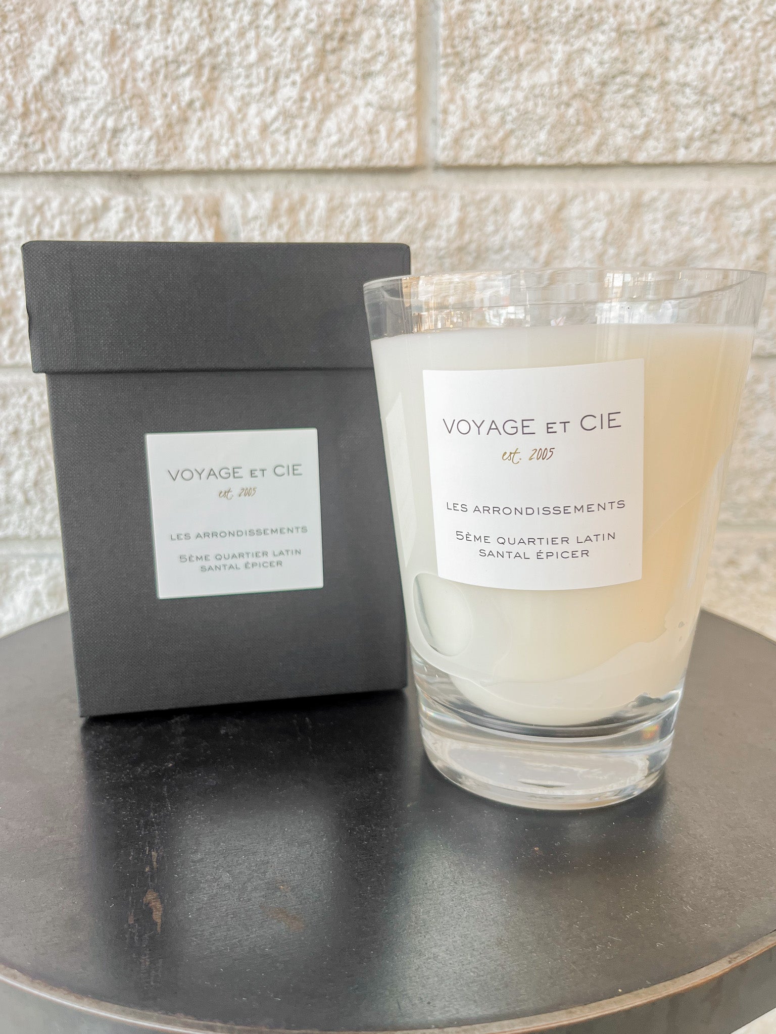 6" French Cut Vase Candle
