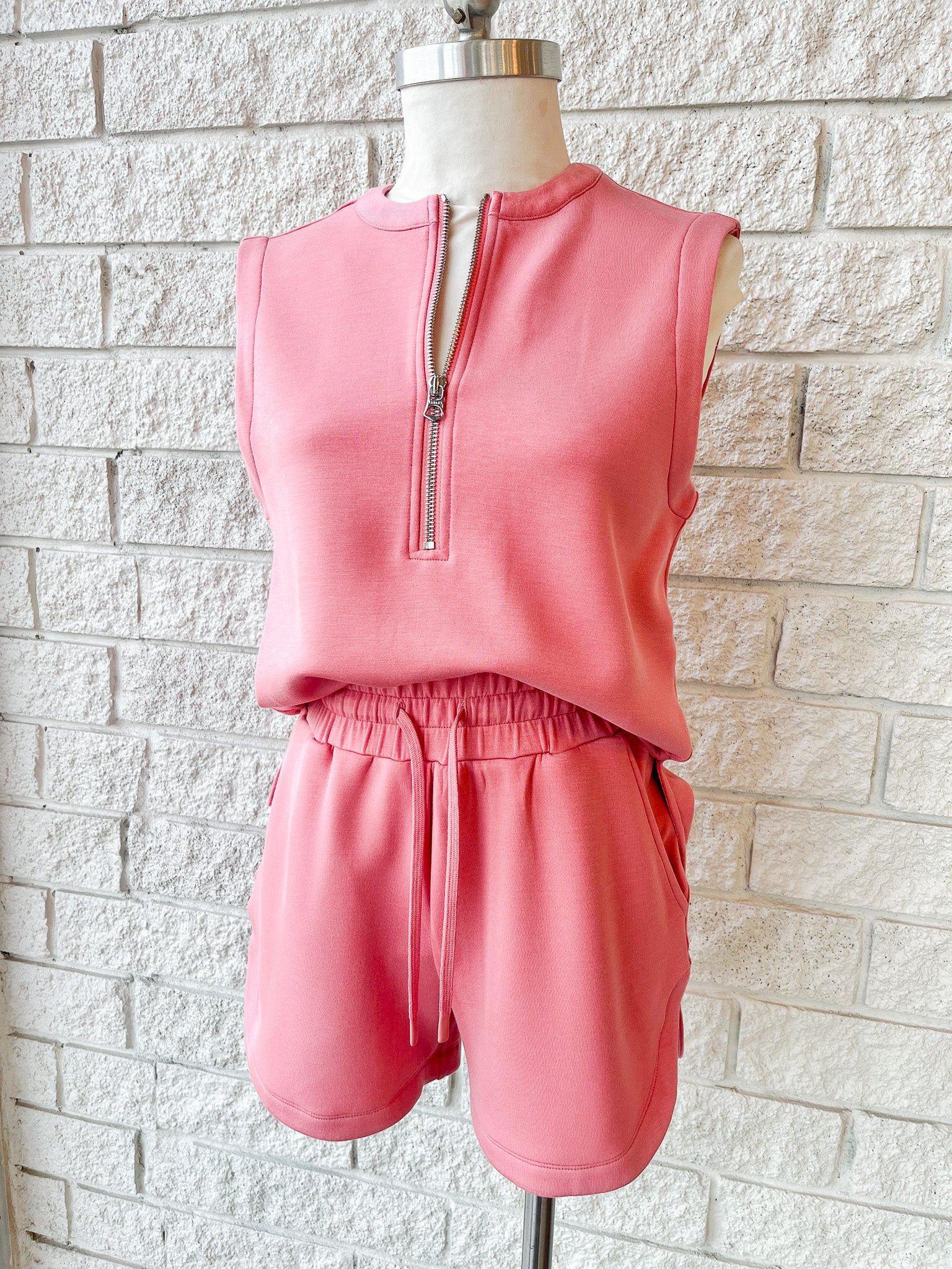 Simmons Half Zip Tank