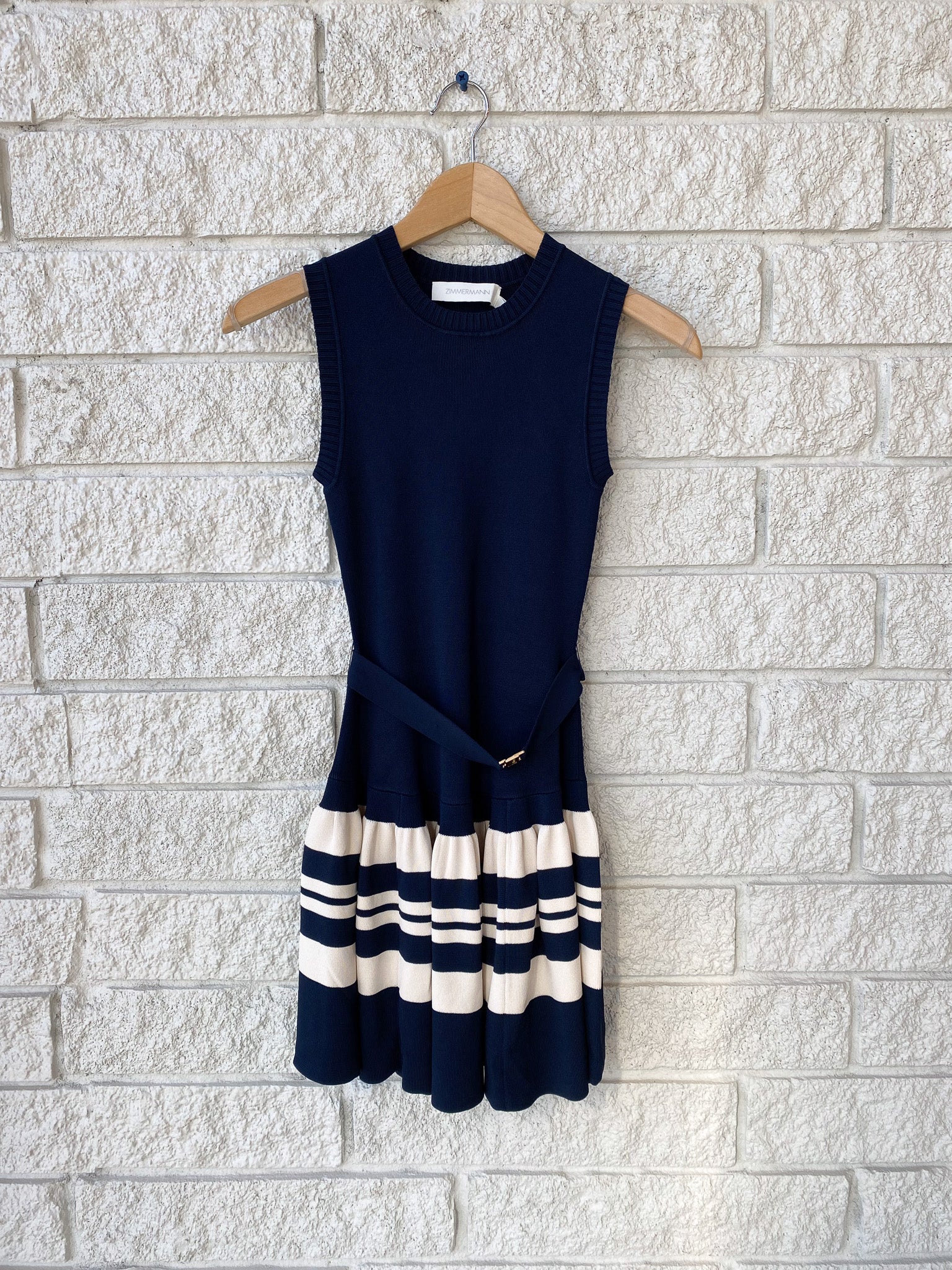 Acadian Stripe Mini Dress