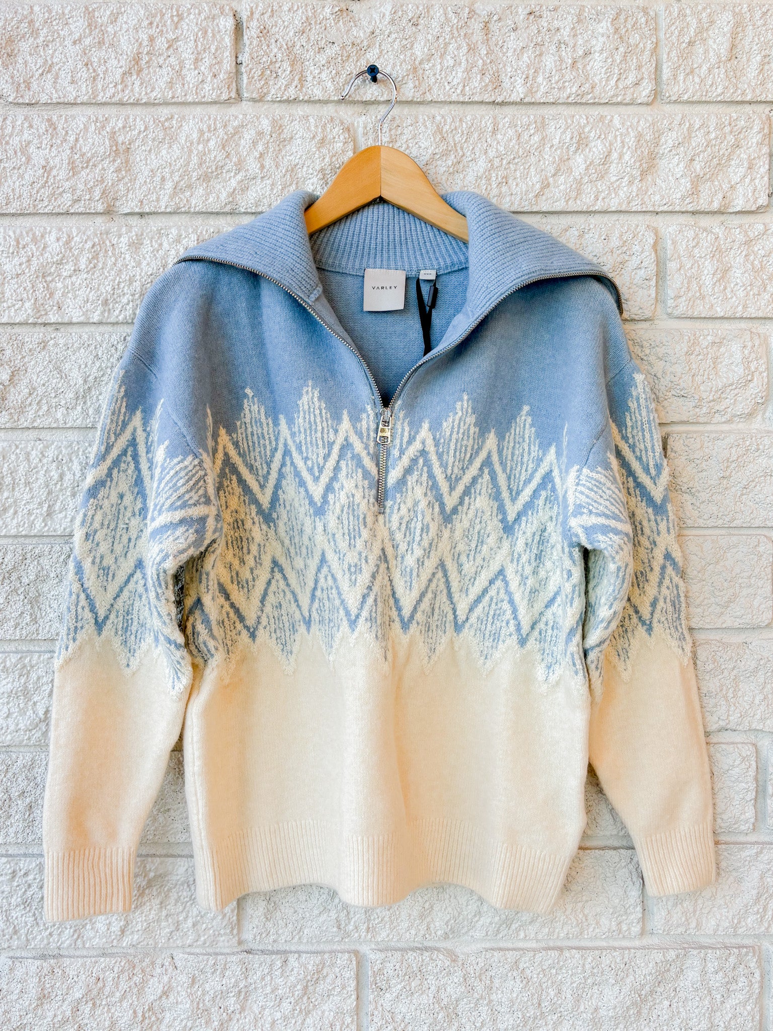 Hedda Fairisle Half Zip