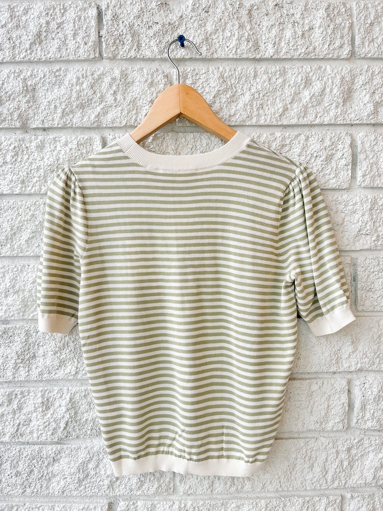 The Striped Gather Sweater