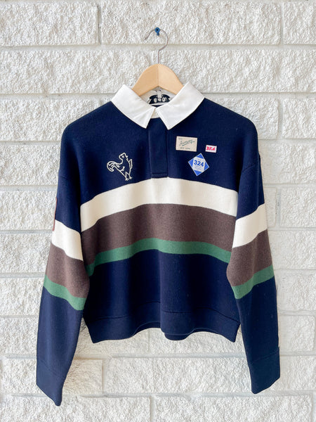 Arther Varsity Knit Rugby Shirt