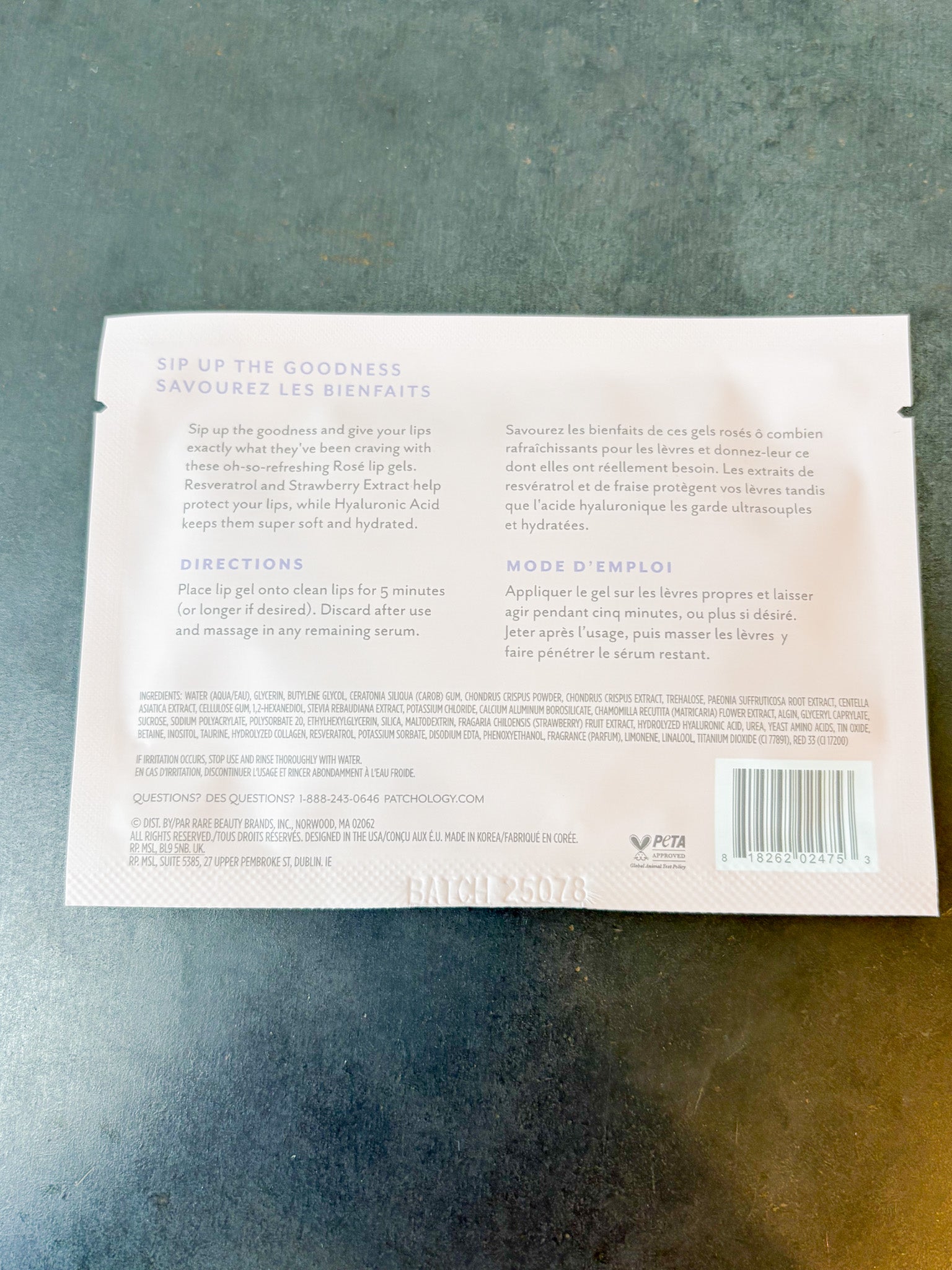 Lip Mask Serve Chilled Rosé Lip Care