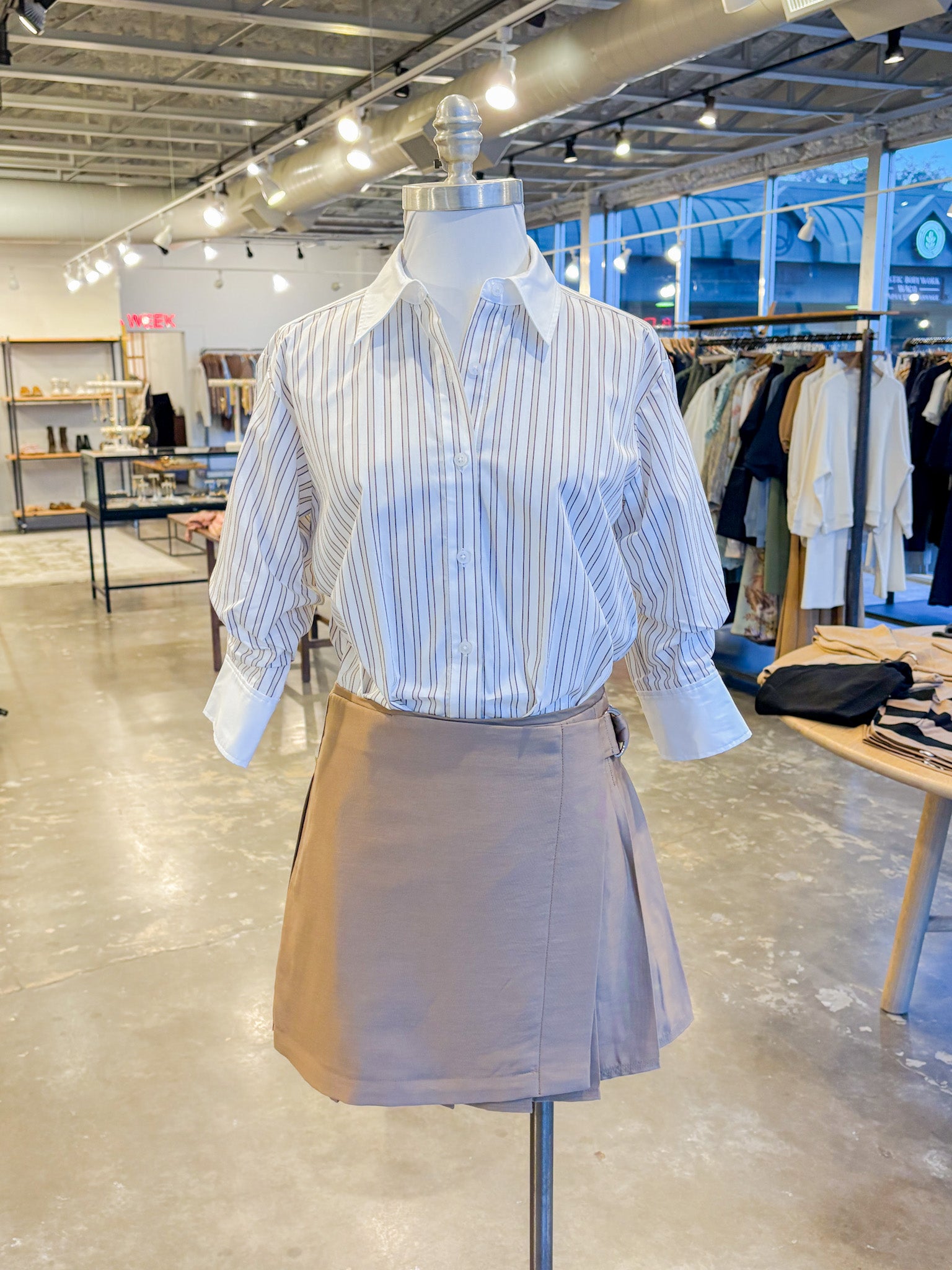 Frankie Mini Combo Shirt Dress