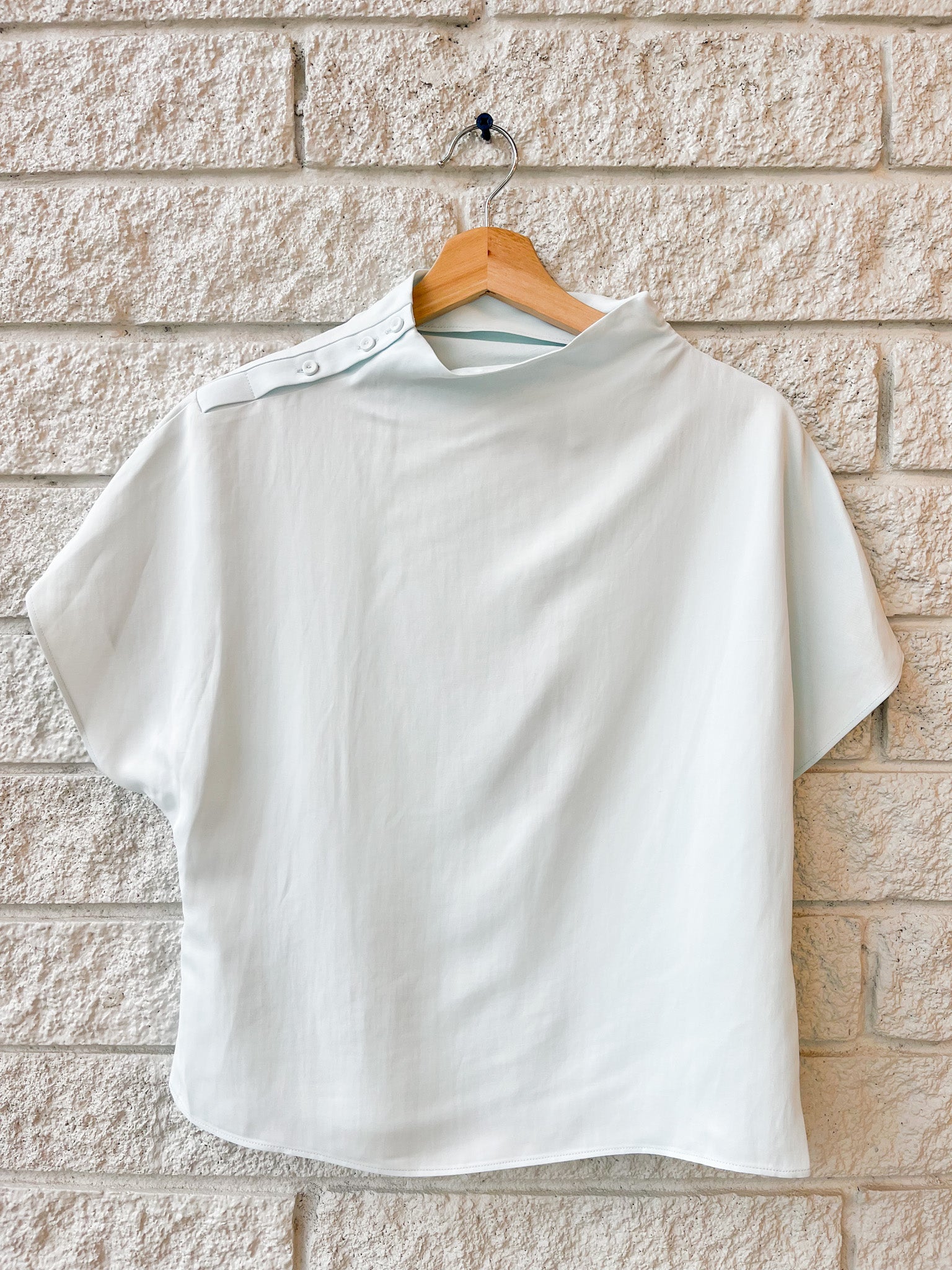 Mock Neck Tee