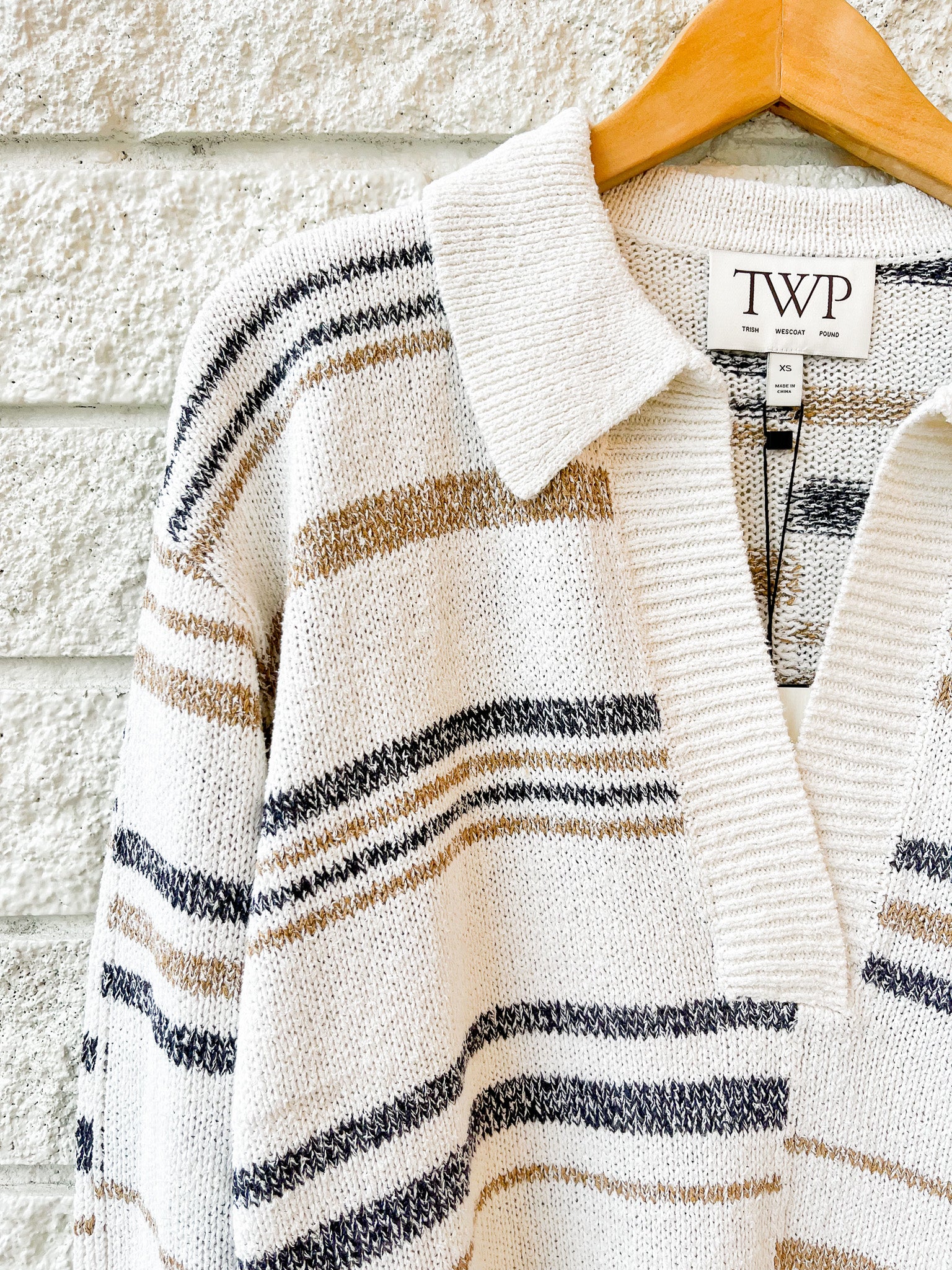 V Neck Long Sleeve Polo