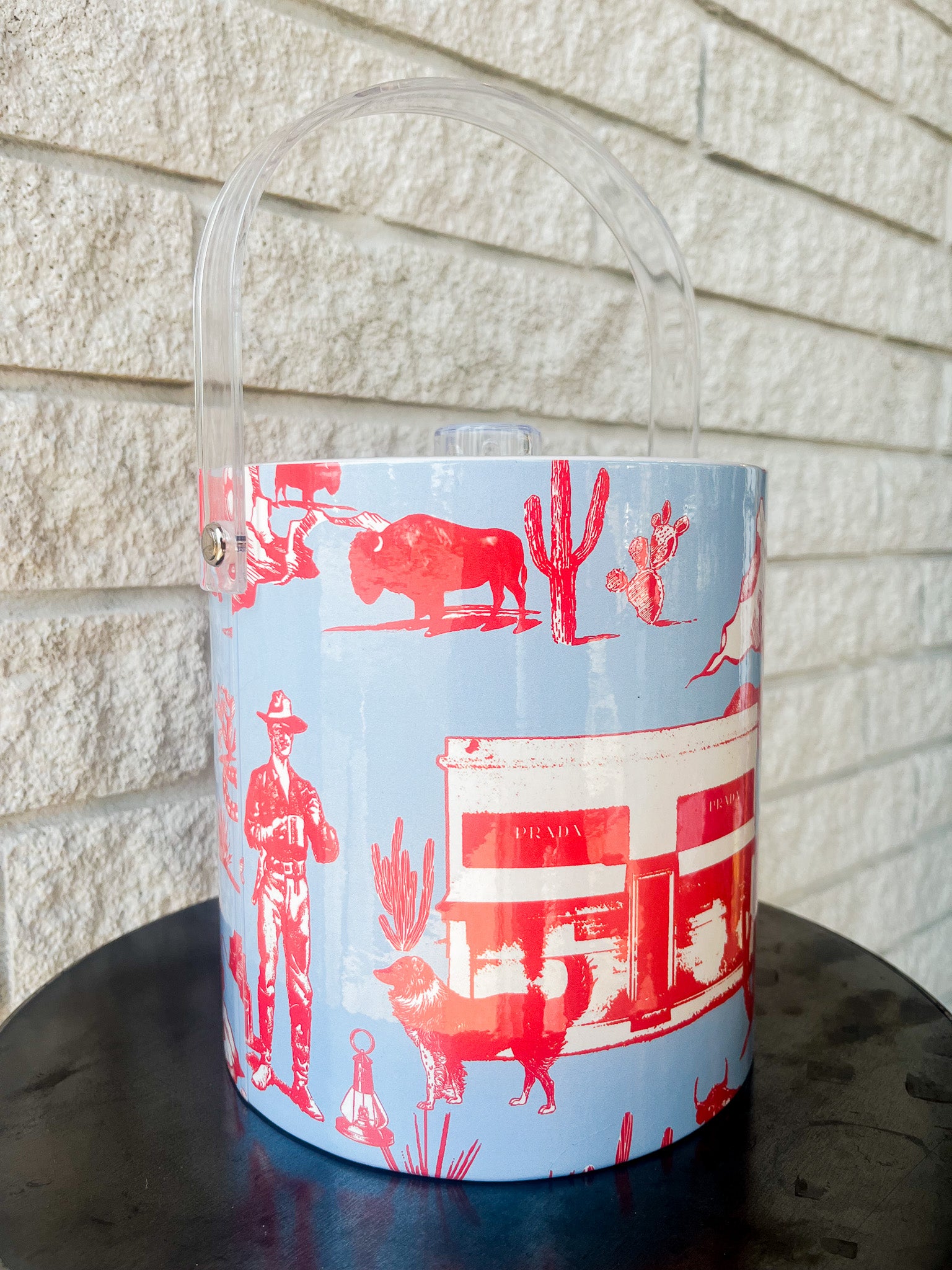 Marfa Toile Ice Bucket