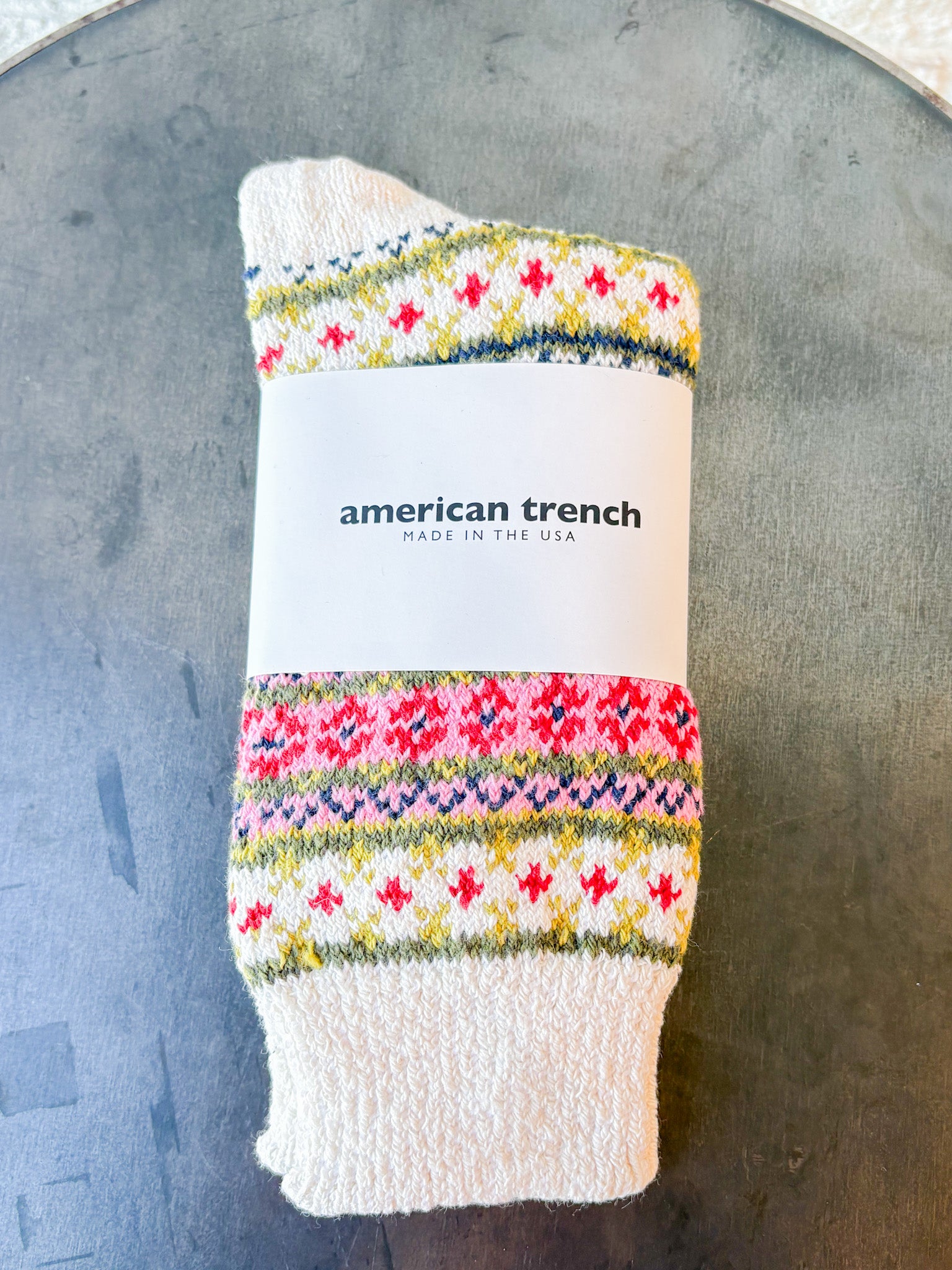 Women's Cotton Fair Isle Sock