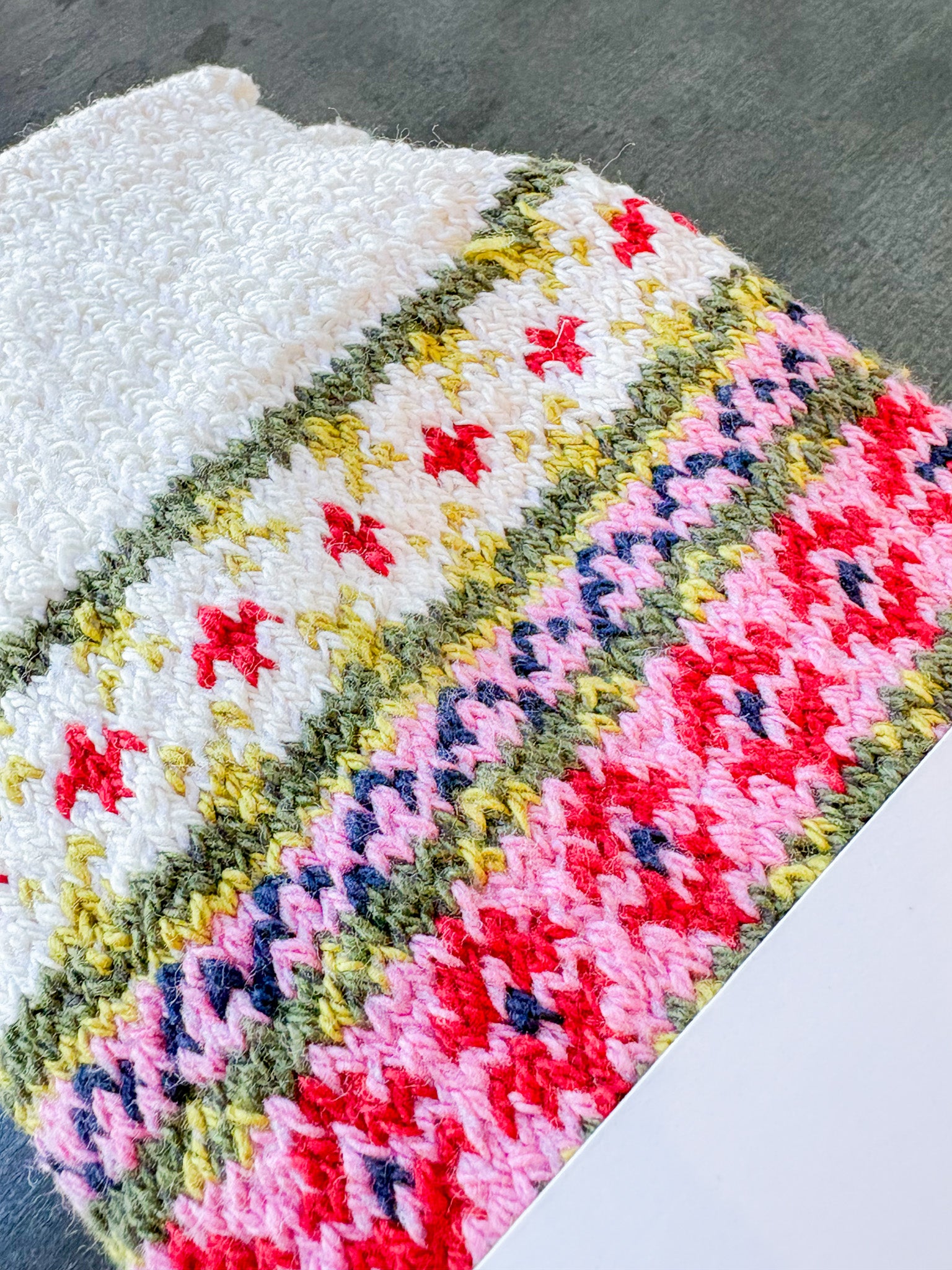 Women's Cotton Fair Isle Sock