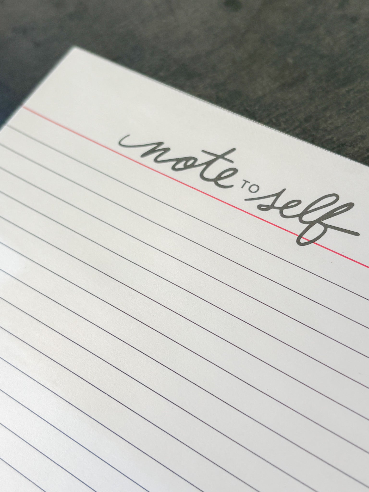 Note to Self Notepad