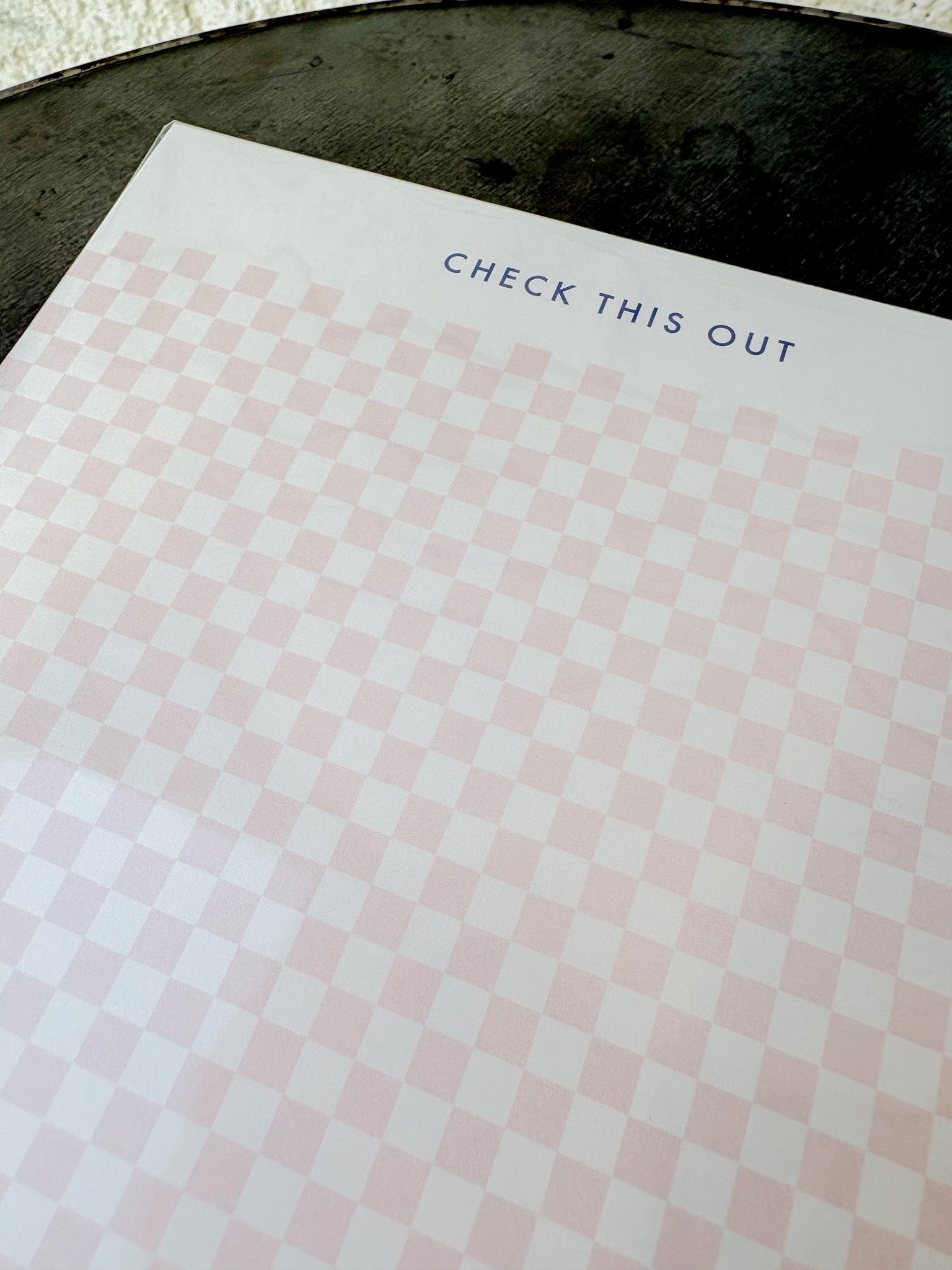 Checkers Grid Pad
