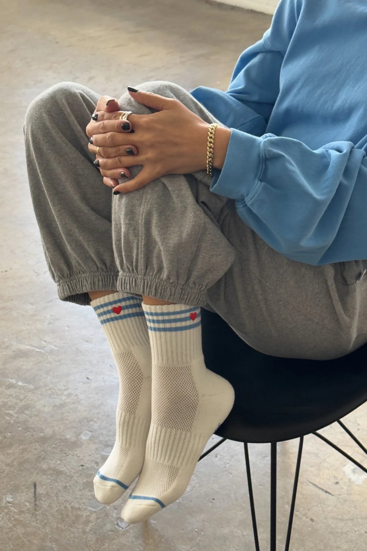 Embroidered Girlfriend Socks