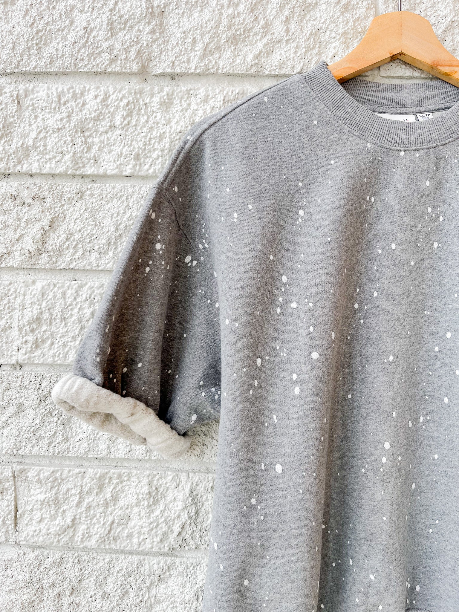 Short Sleeve Oversized Sweatshirt