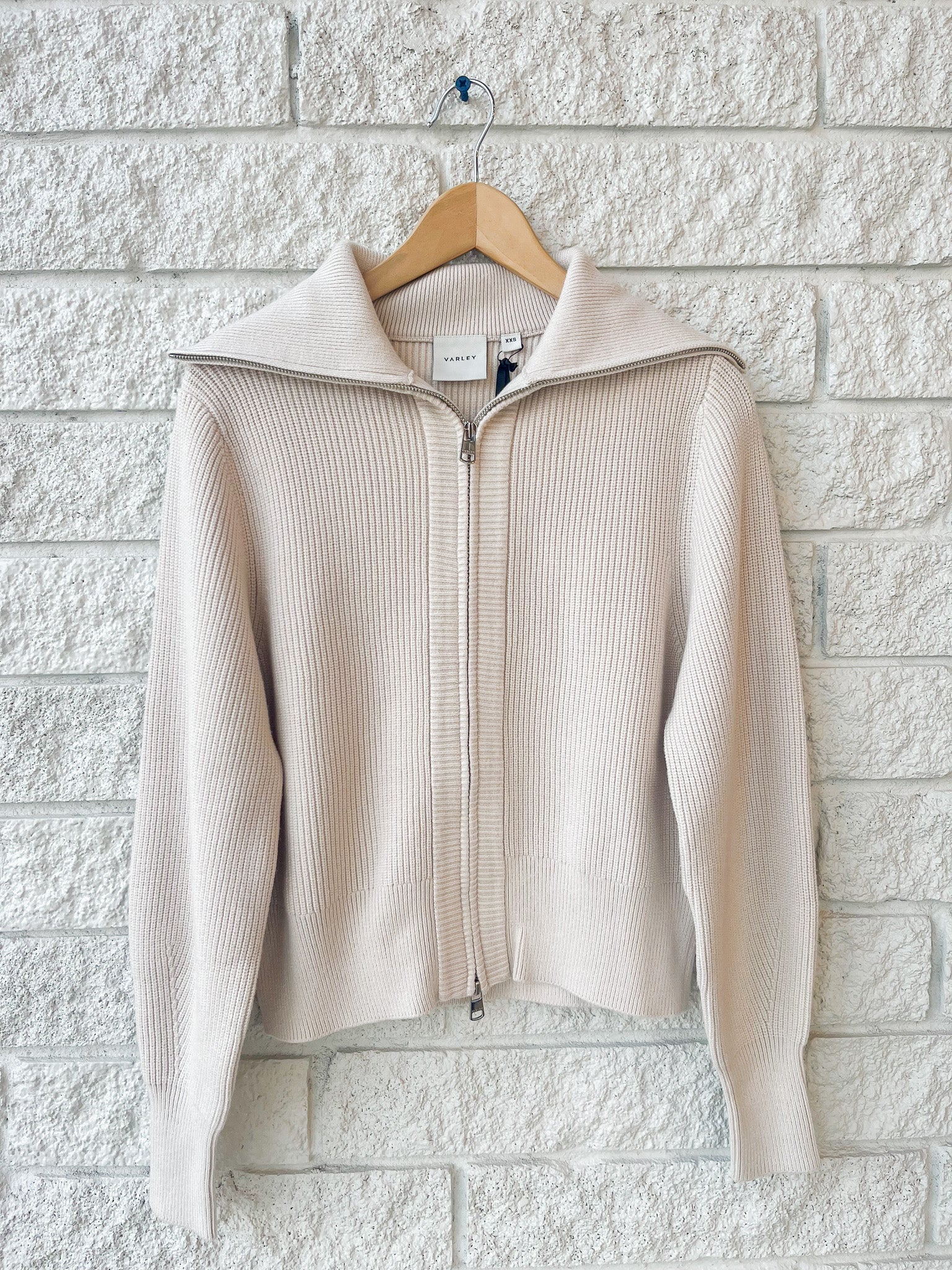 Enrico Knit Jacket - Silver Birch