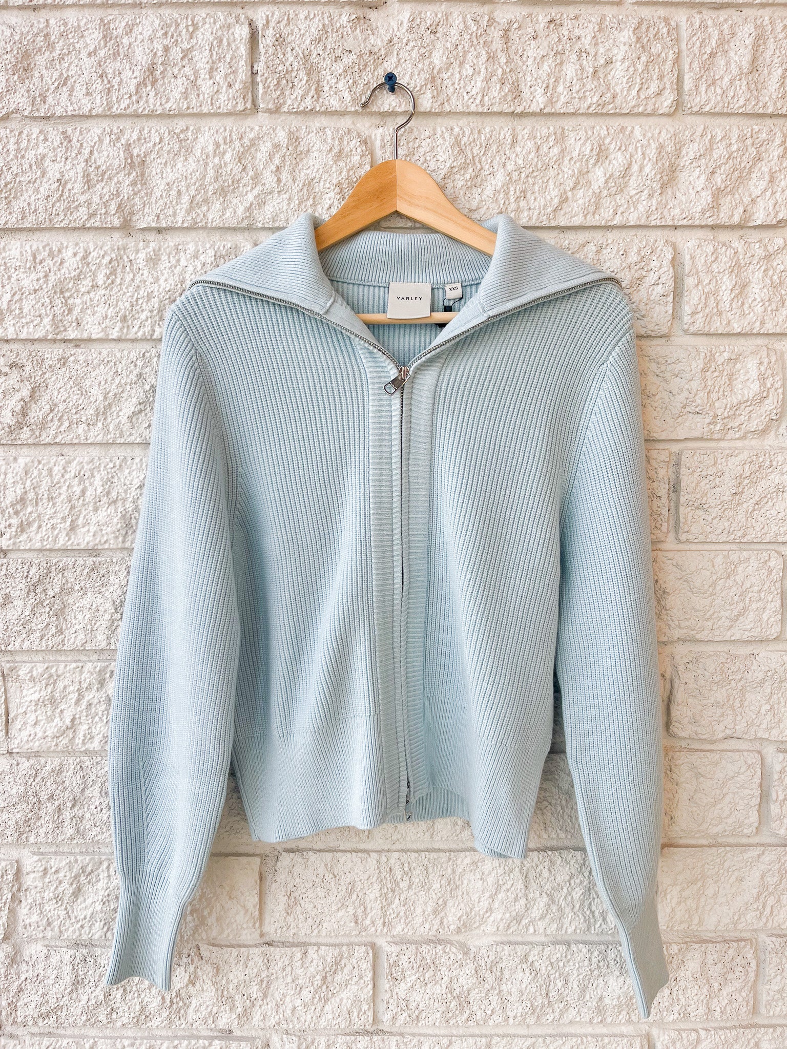 Enrico Knit Jacket - Winter Blue
