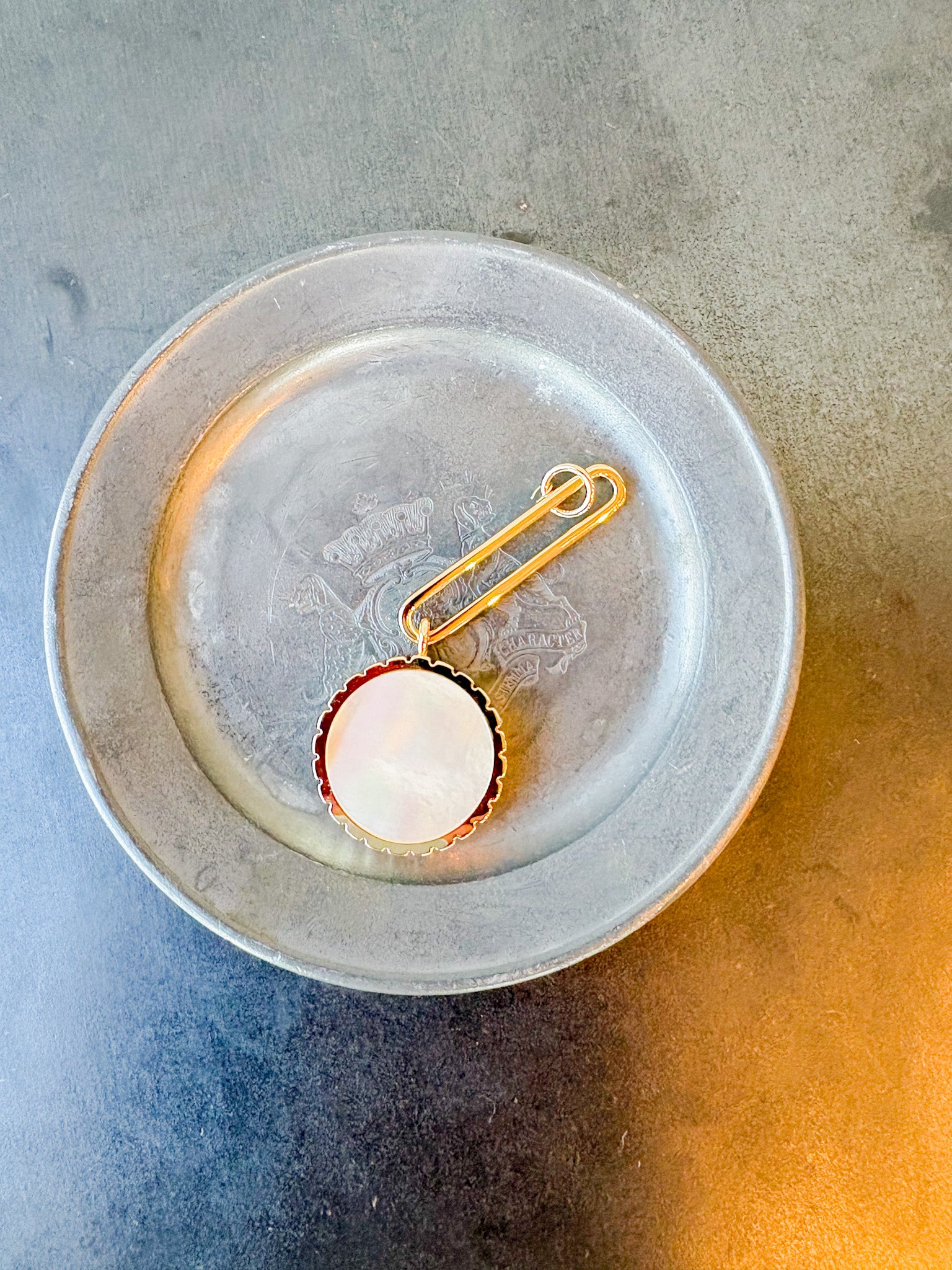 Odeon Mother Of Pearl Drop Charm