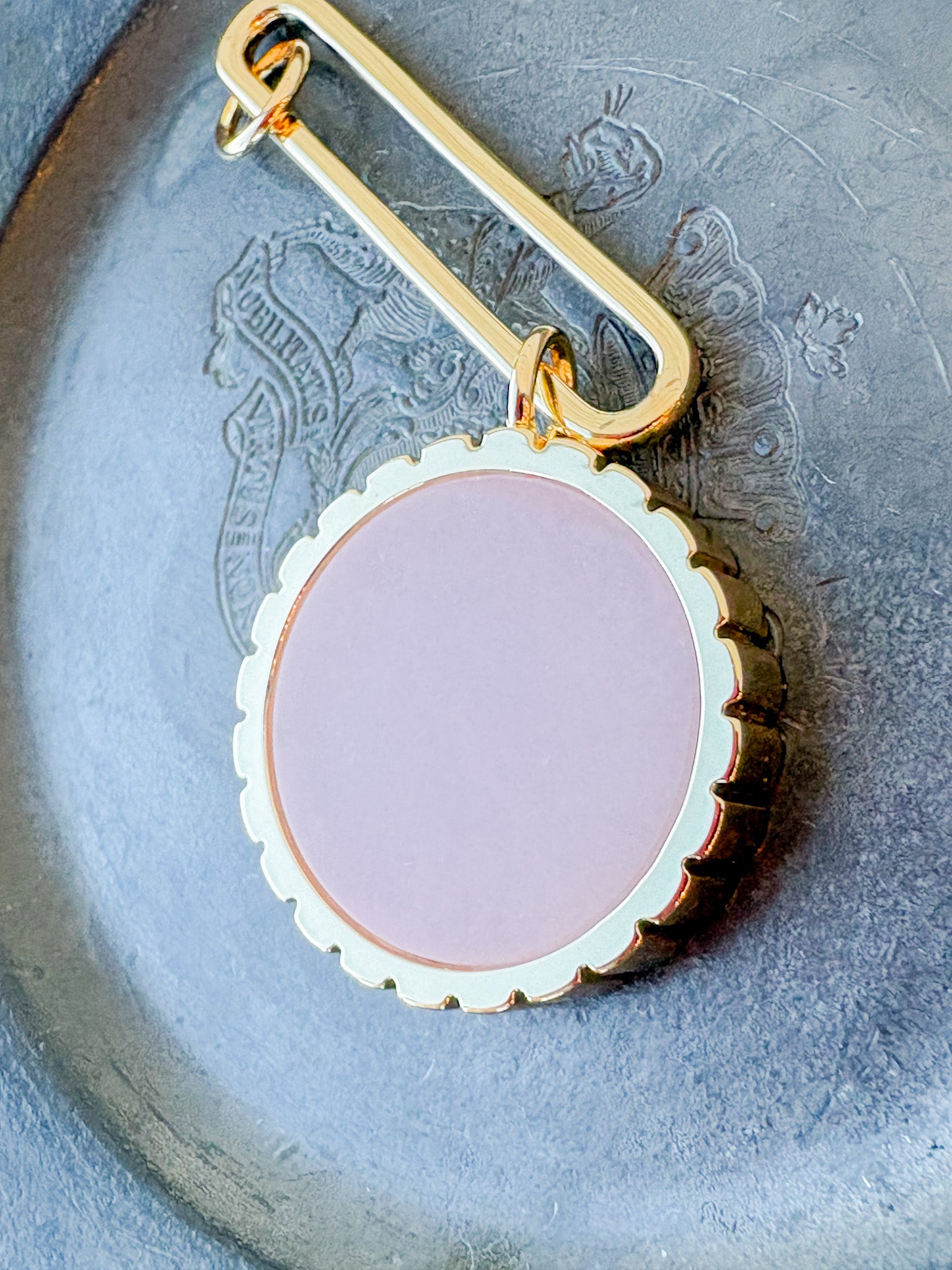 Odeon Pink Jade Drop Charm