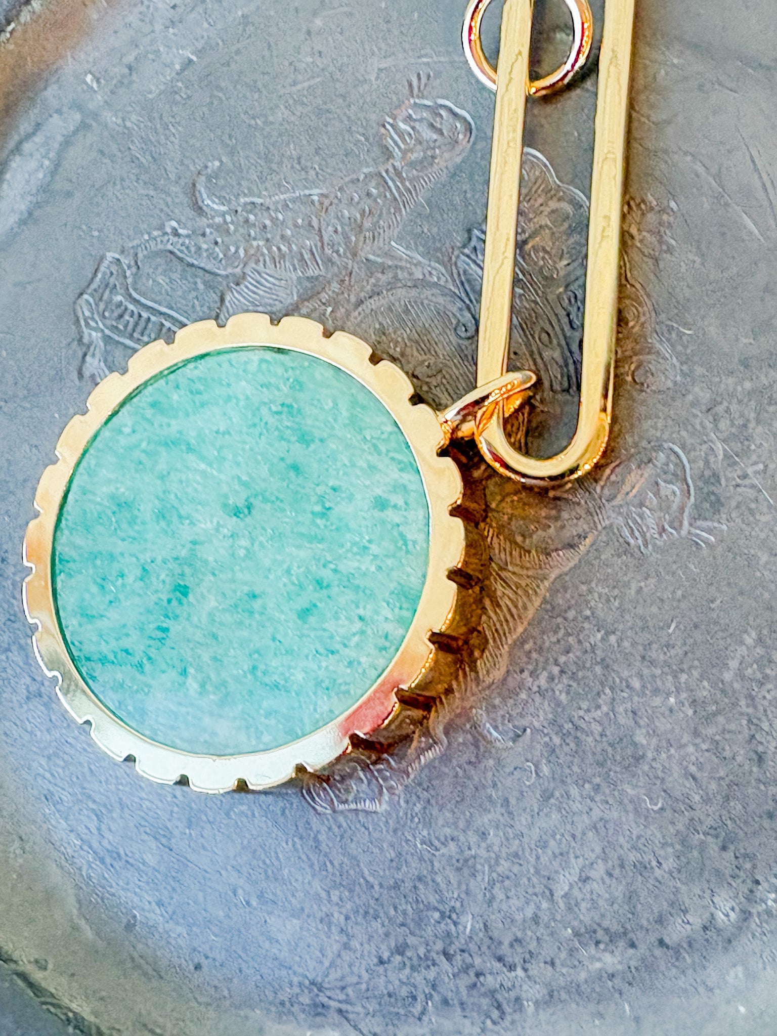 Odeon Amazonite Drop Charm