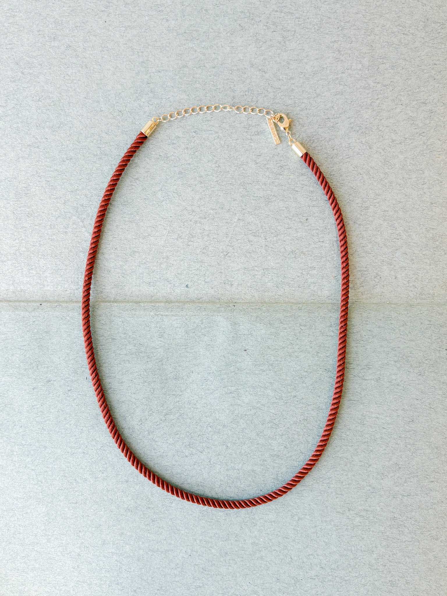 Coco Sienna Silk Cord Necklace
