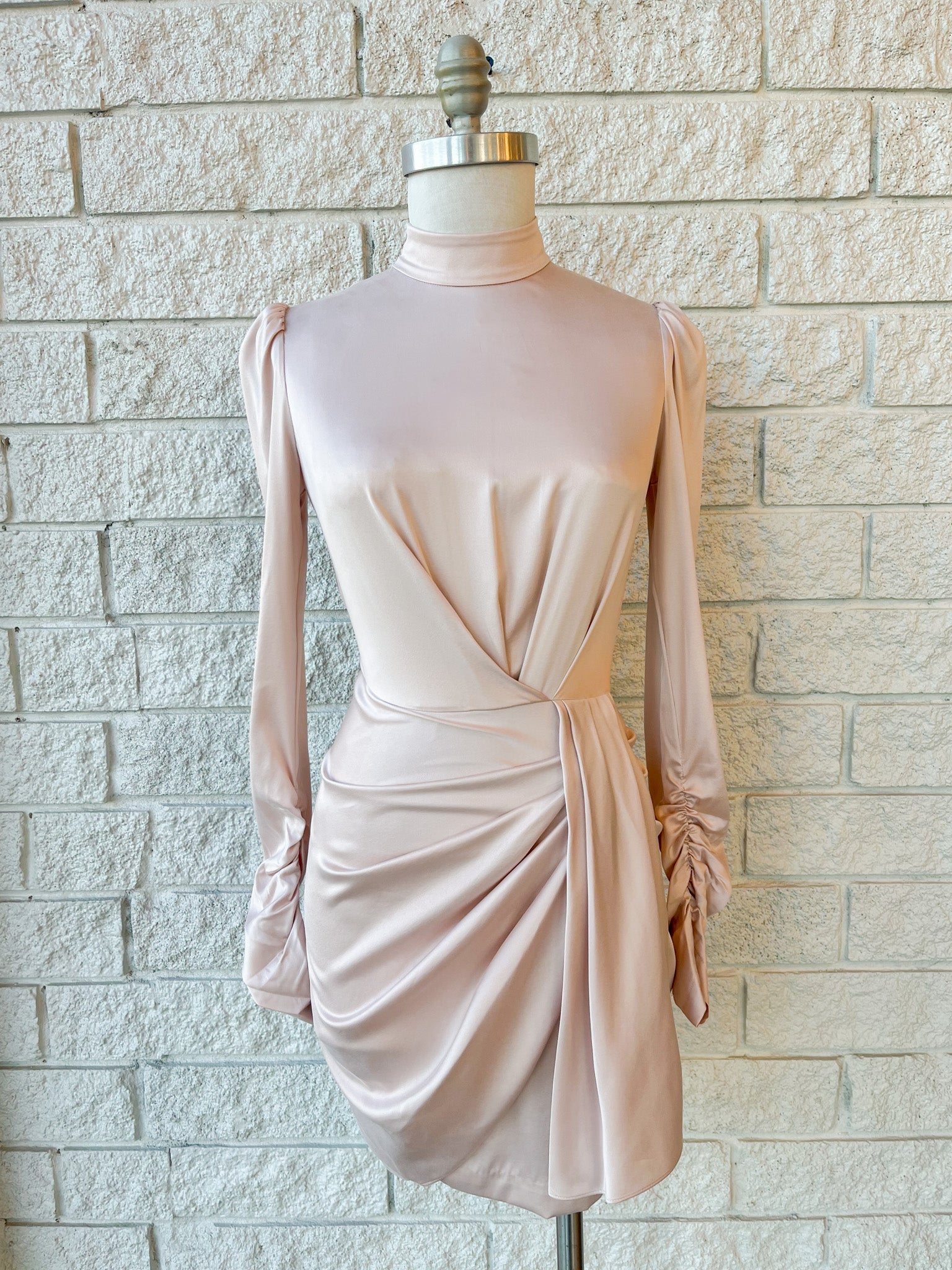 Draped Mini Dress