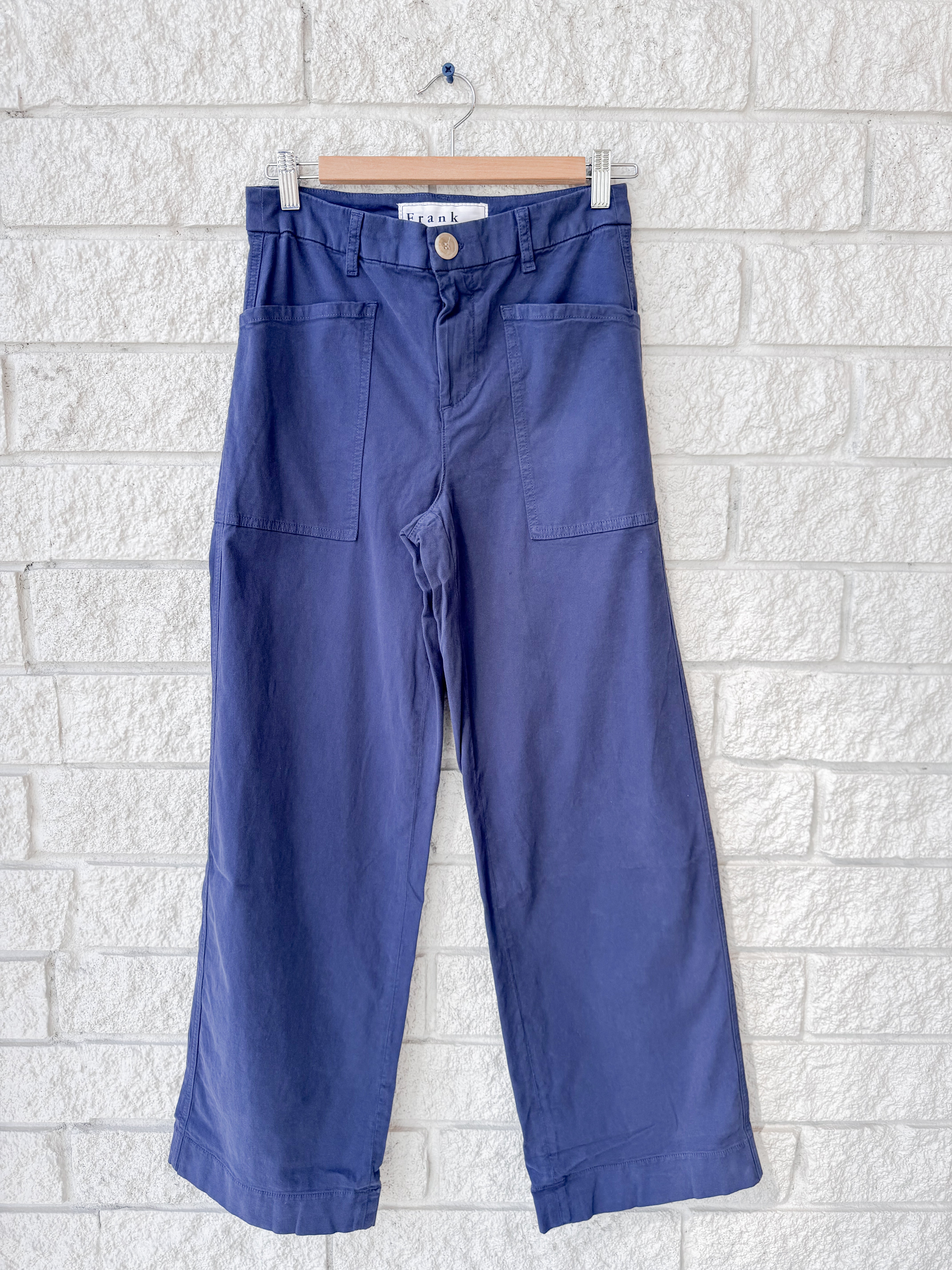 Limerick Wrap Pocket Pant - Navy