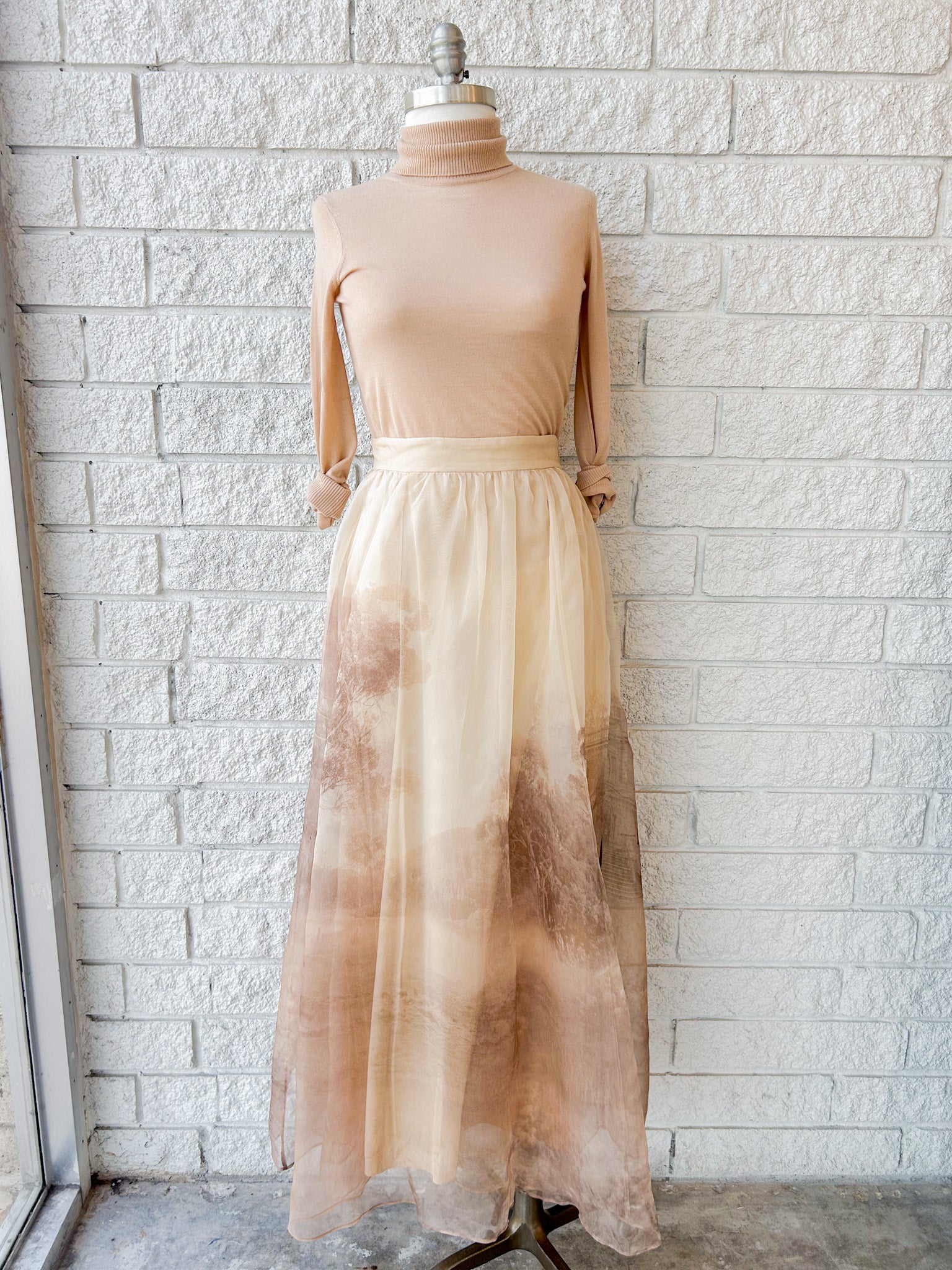 Memento Organza Maxi Skirt