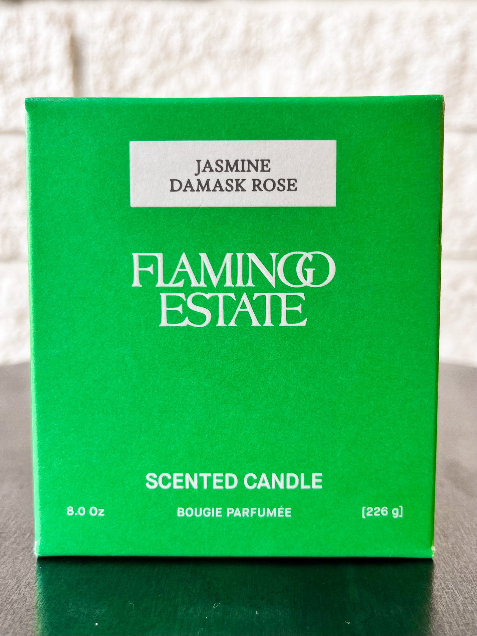 Jasmine Damask Rose Candle 8 Oz