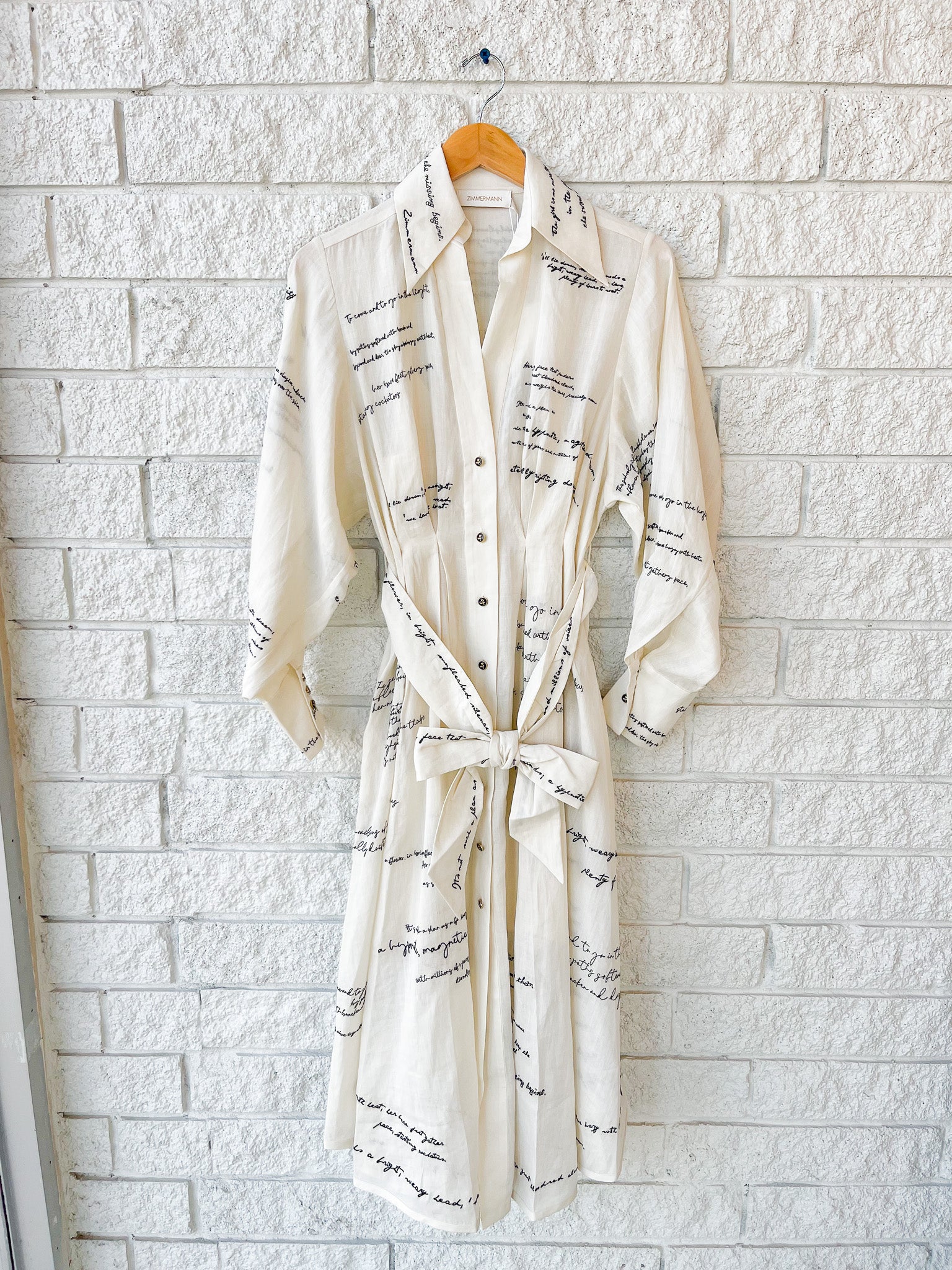 Dream Embroidered Shirt Dress