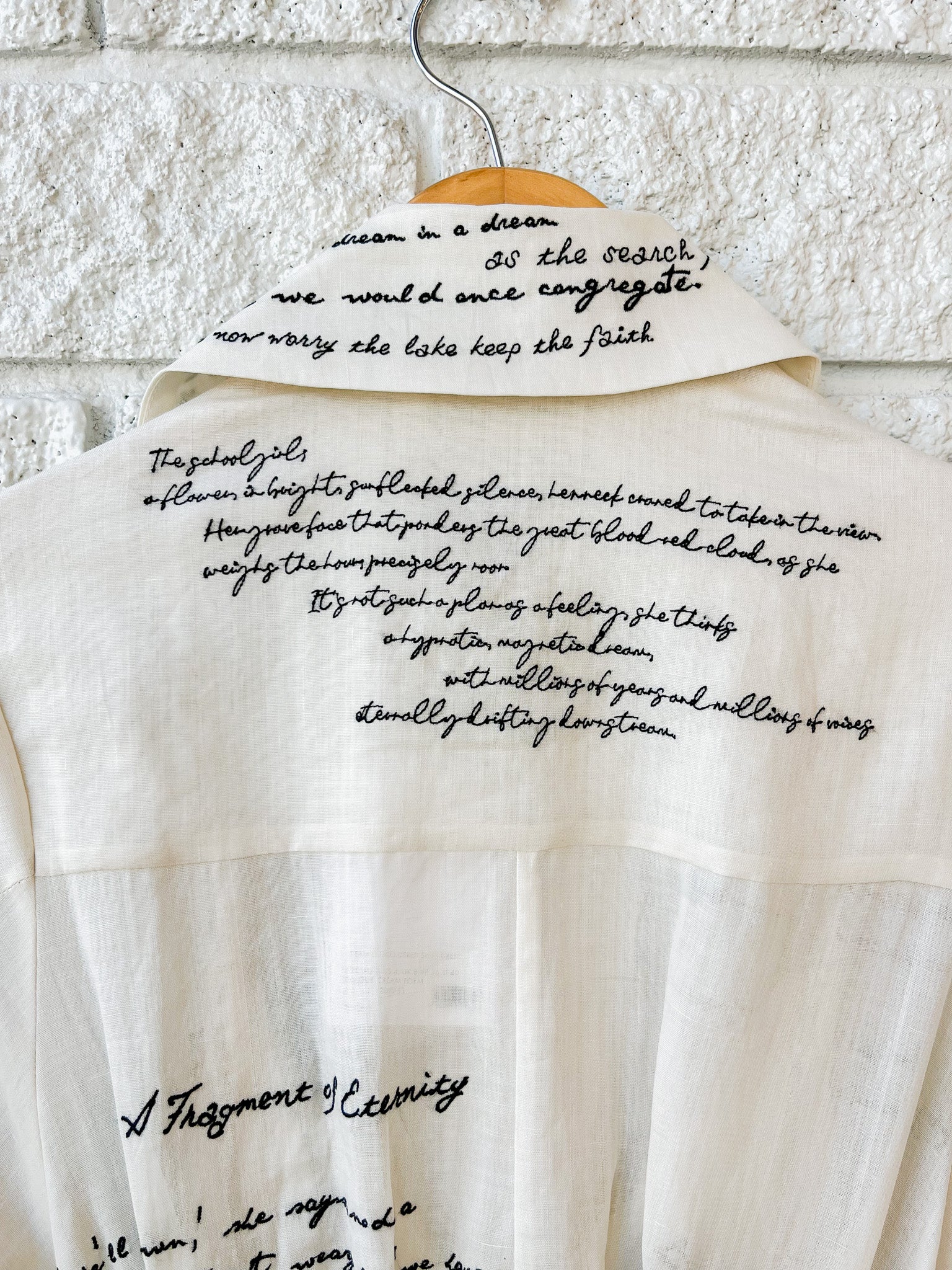 Dream Embroidered Shirt Dress