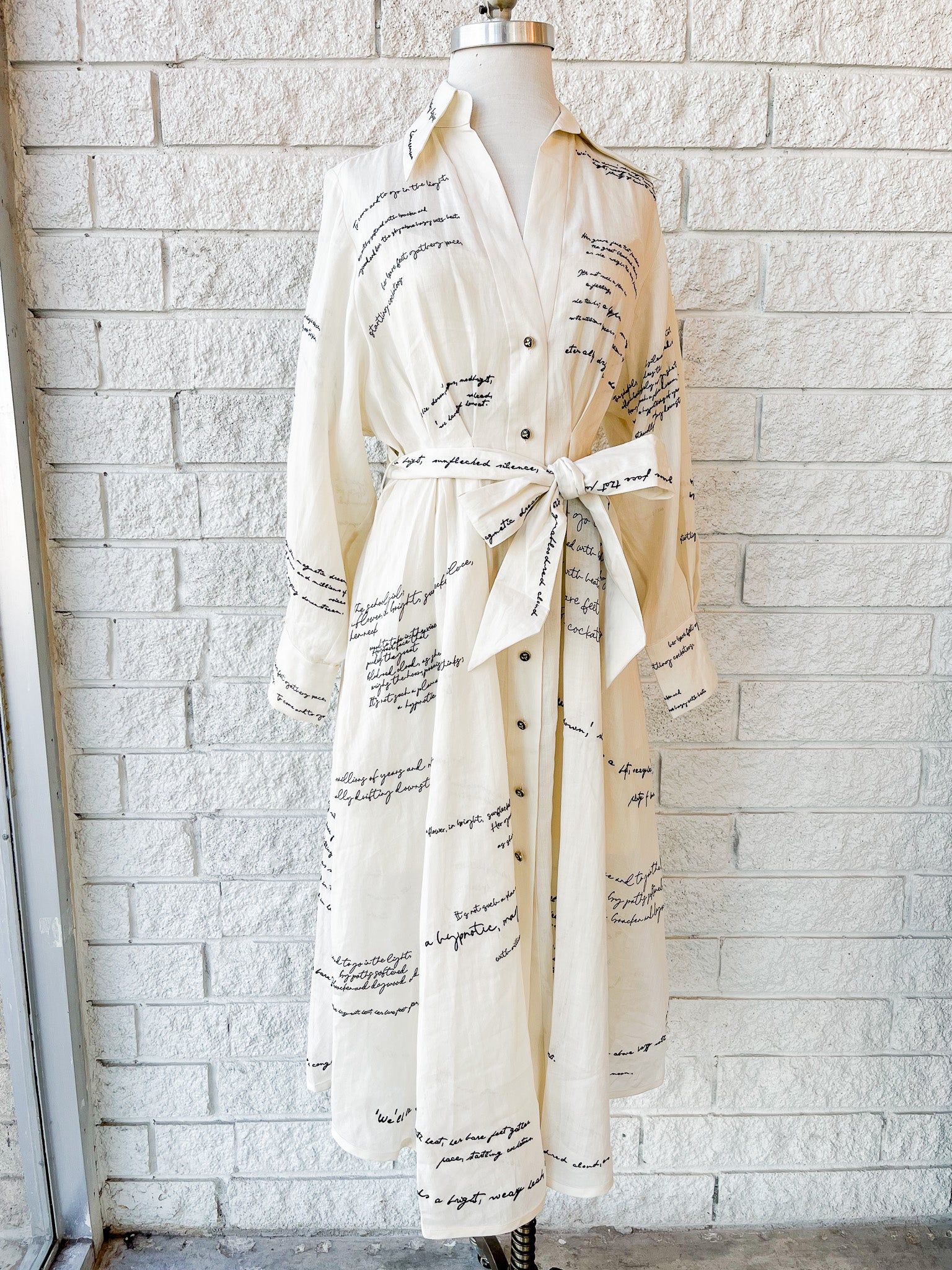 Dream Embroidered Shirt Dress