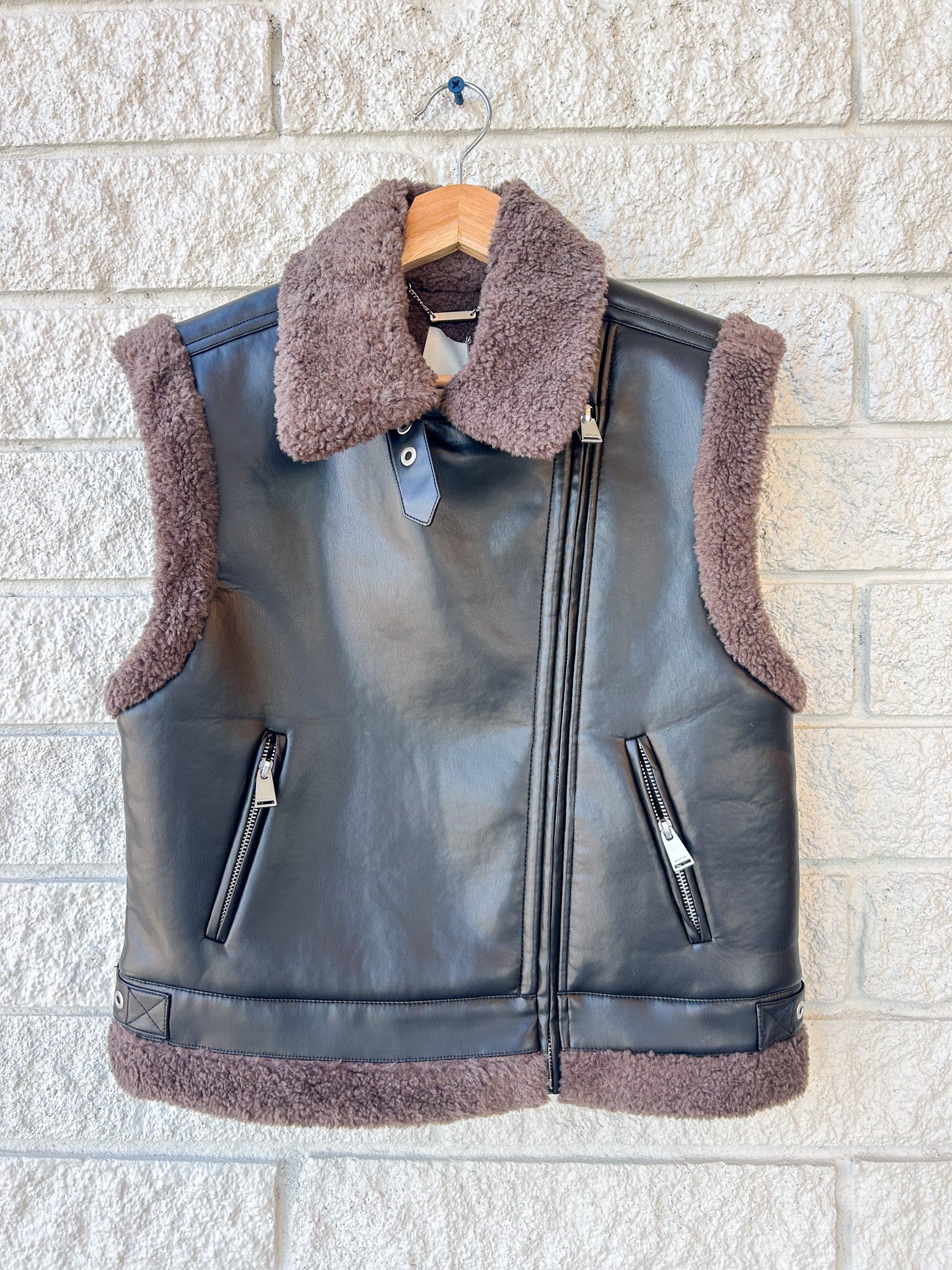 Daniels Sherpa Combo Vest