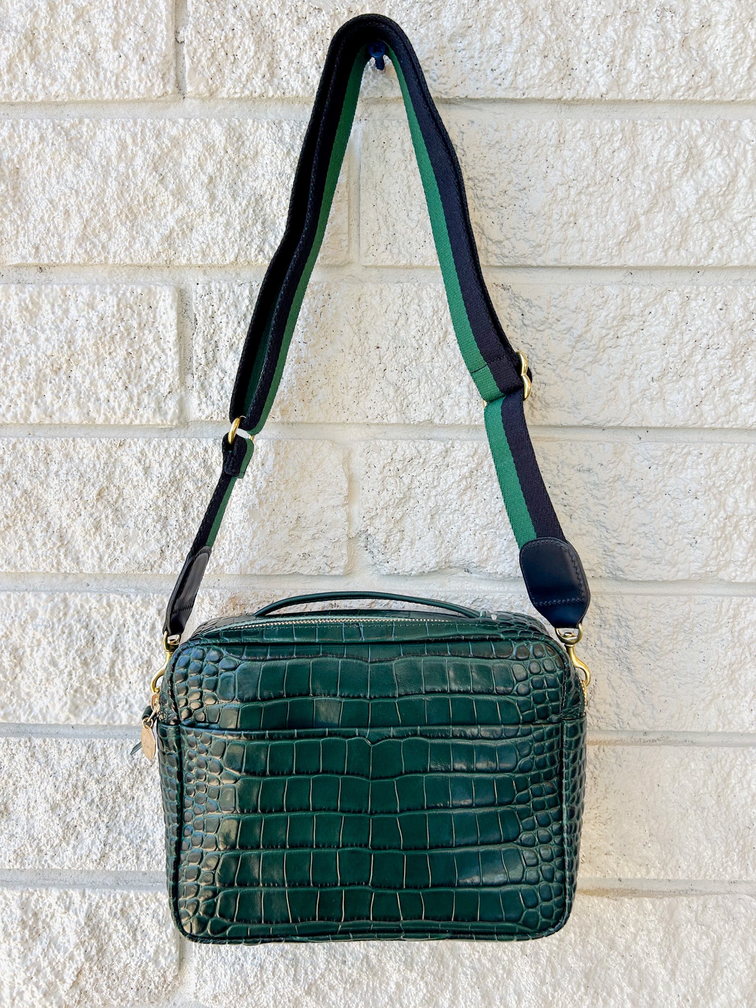 Adjustable Crossbody Strap - Two Tone Webbing