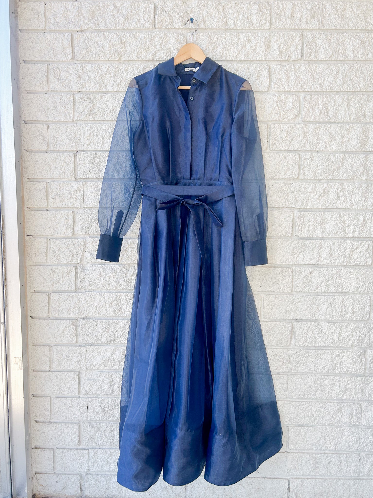 Montgomery L/S Button Up Midi Dress