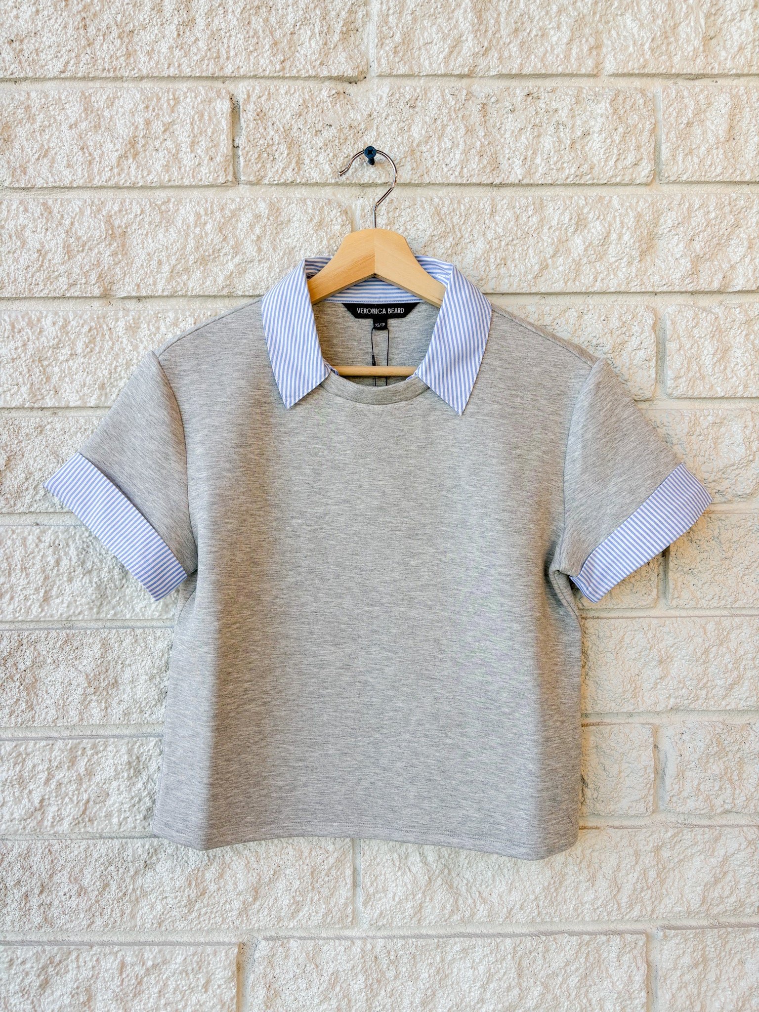 Stuyvesant Mixed Media Top