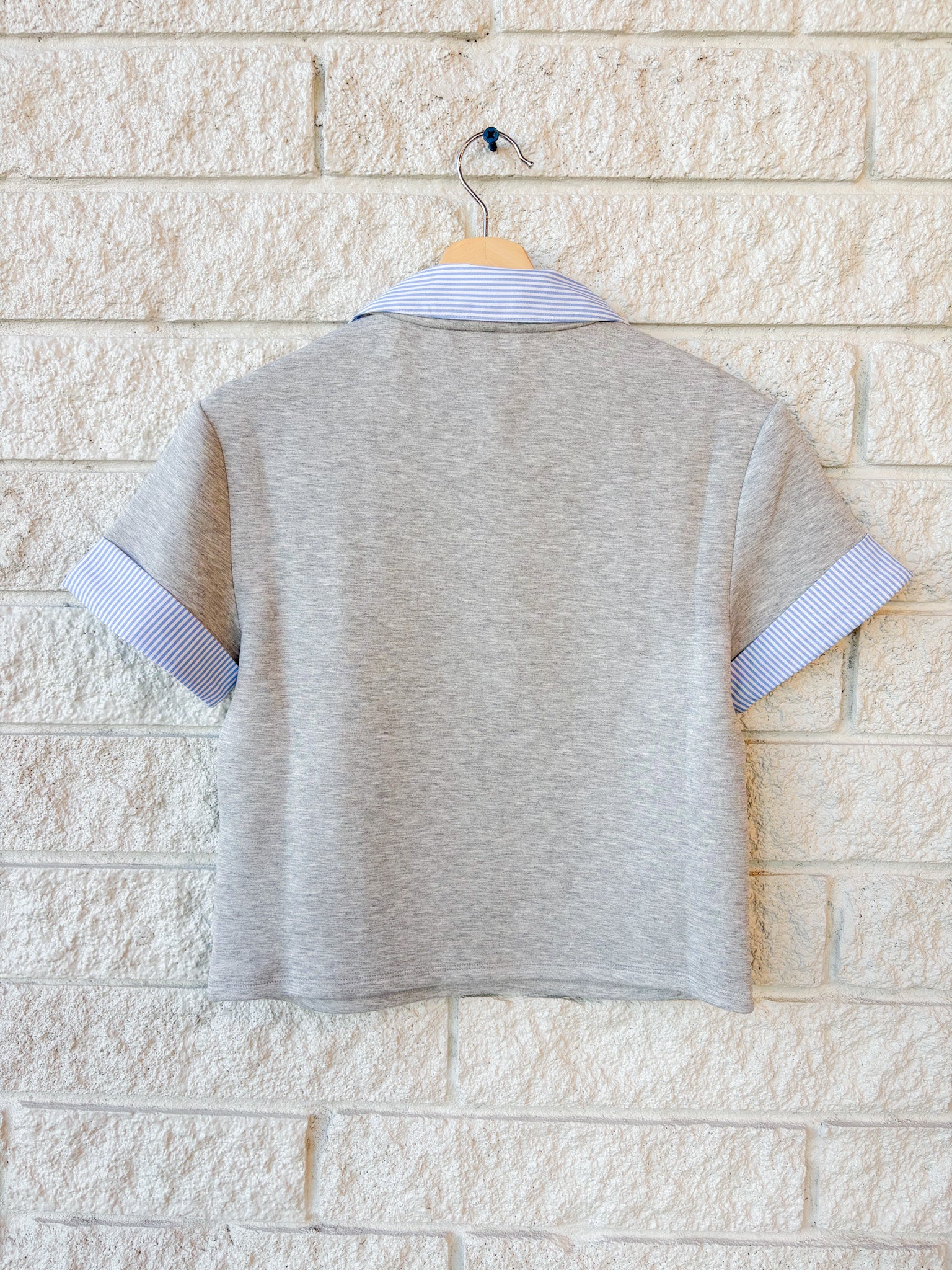 Stuyvesant Mixed Media Top