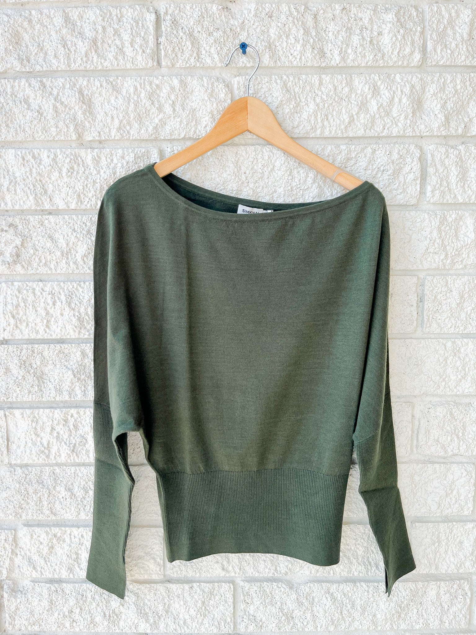 Lavina Draped Off shoulder Sweater