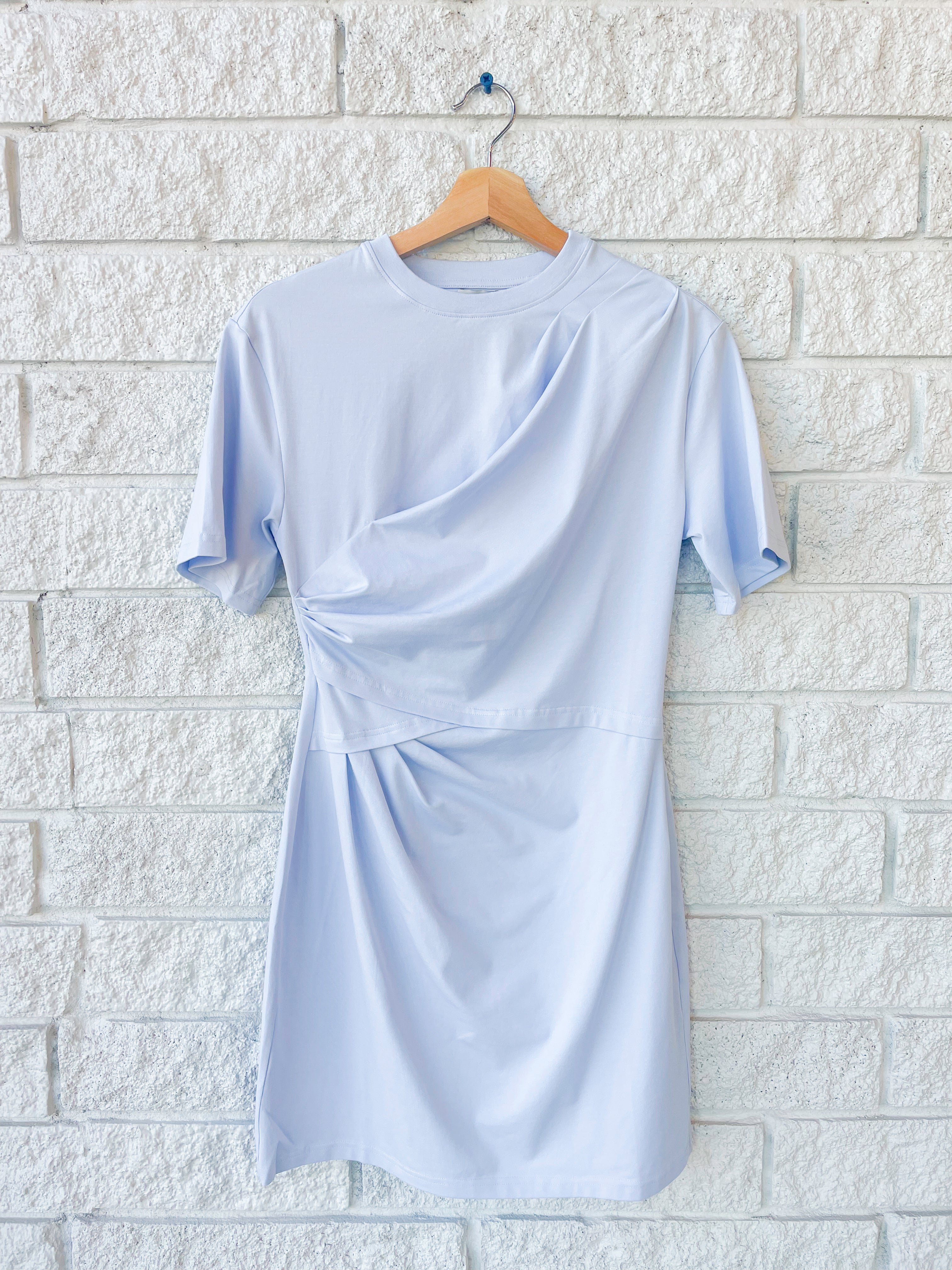 Zeus S/S Draped T-Shirt Dress
